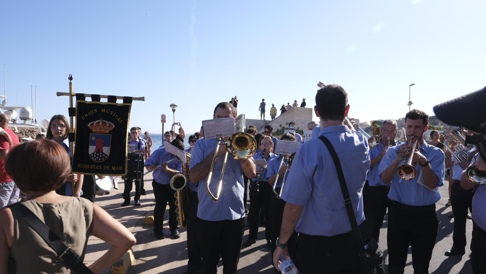 Procesión marinera de la Virgen del Carmen en Aguadulce