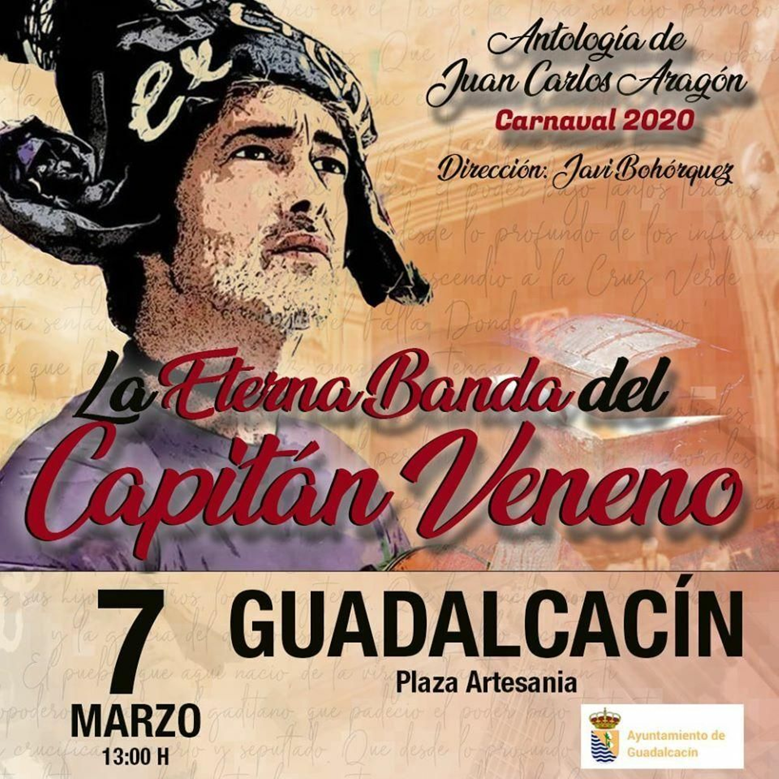 La Eterna Banda del Capitán Veneno actuará el 7 de marzo en Guadalcacín.