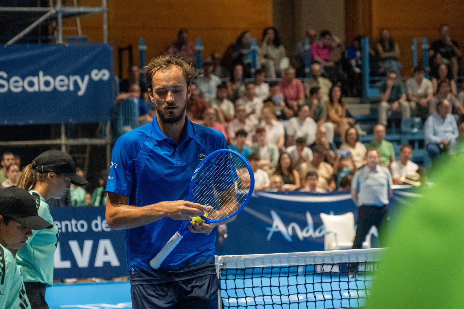 Imágenes de la final masculina de la Copa del Rey de tenis entre Daniil Medvedev y Alejandro Davidovich