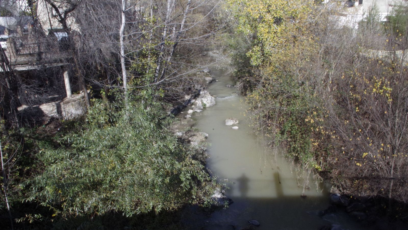El río Velillos a su paso por Olivares