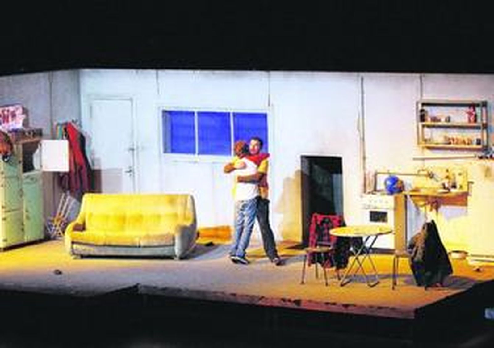 Un momento de la obra 'Días mejores', en el Teatro Pedro Muñoz Seca de El Puerto.