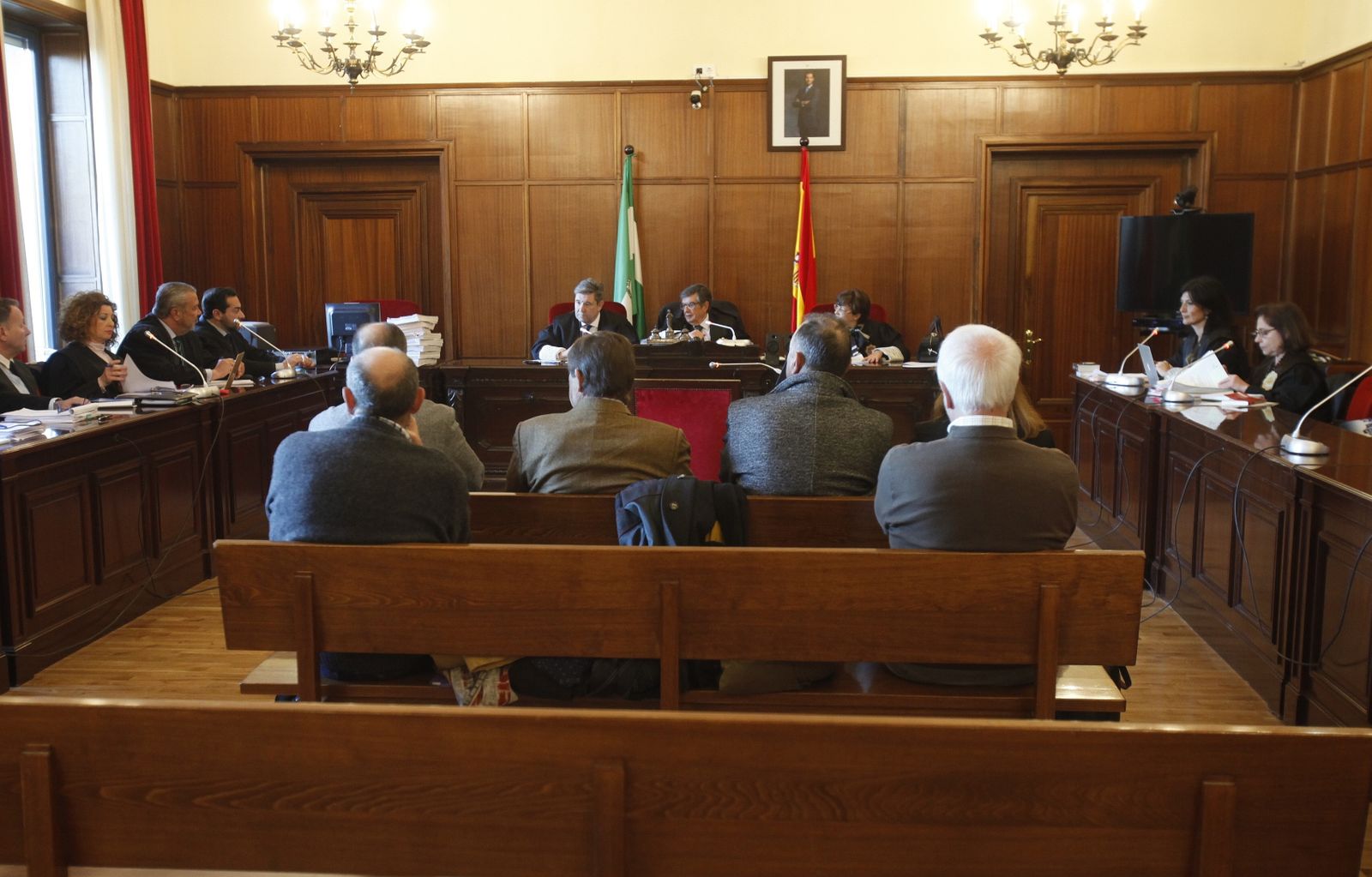 Sala donde se está celebrando el juicio por los contrtatos fantasma de Umax