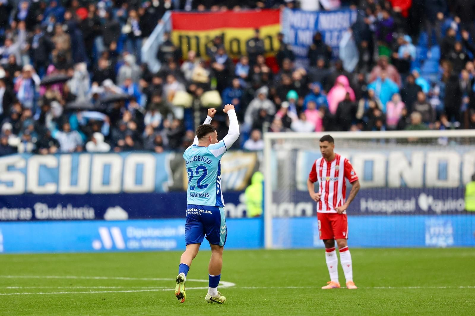 Málaga CF-Almería, en fotos