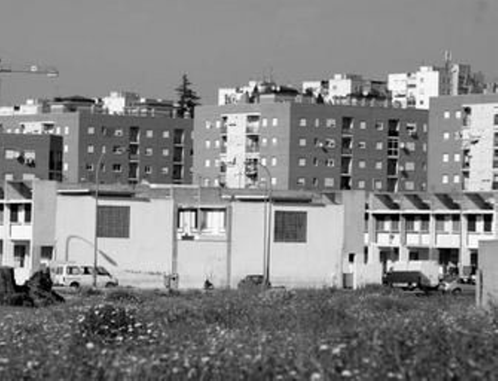 Vista de la barriada Hotel Suárez o Marismas del Odiel.