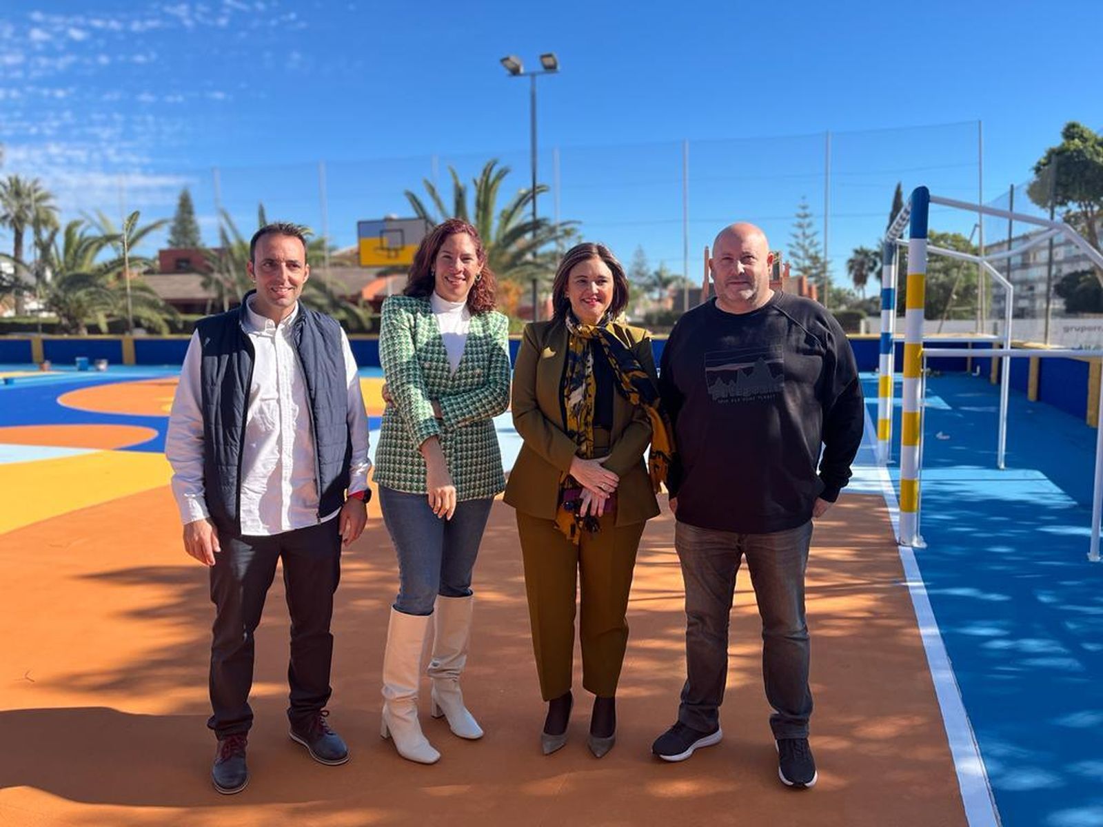De izquierda a derecha, Ramón Alcaide, Gloria Manoja, Margarita del Cid y Ramón Alcaide.