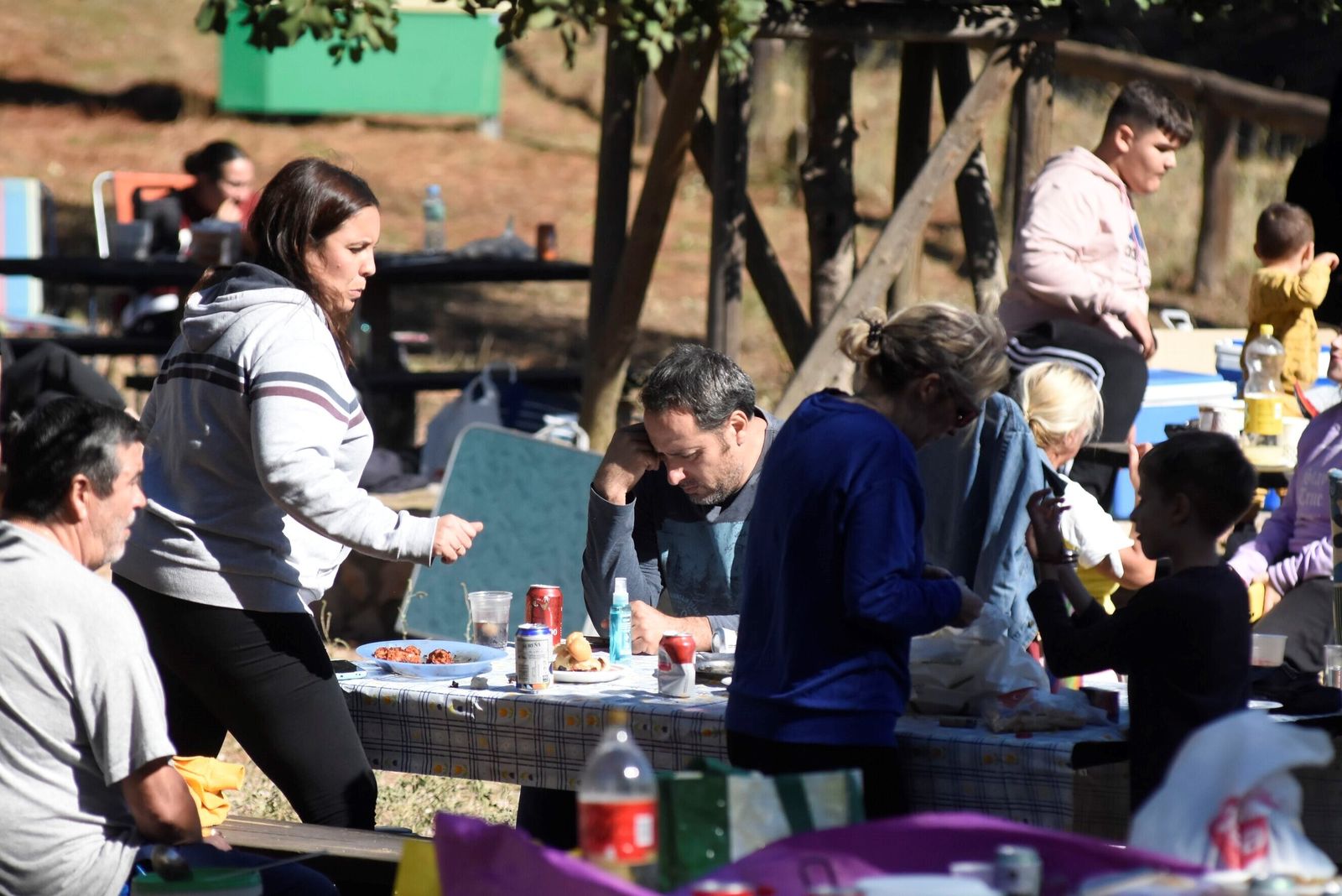 Las imágenes de los peroles por San Rafael en Los Villares