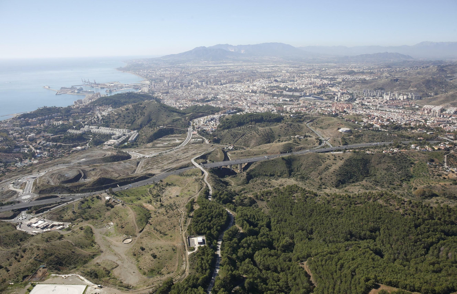 Imagen de la ronda este de Málaga capital.
