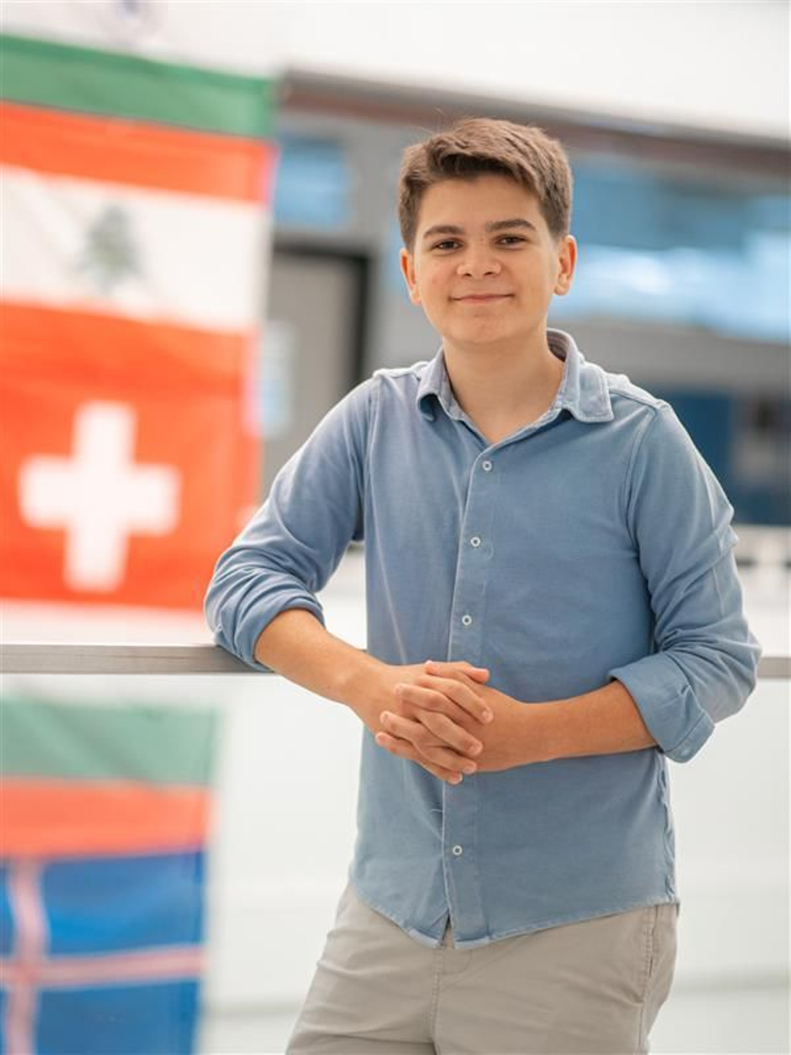 El alumno becado Nicolás Alonso Pardal.