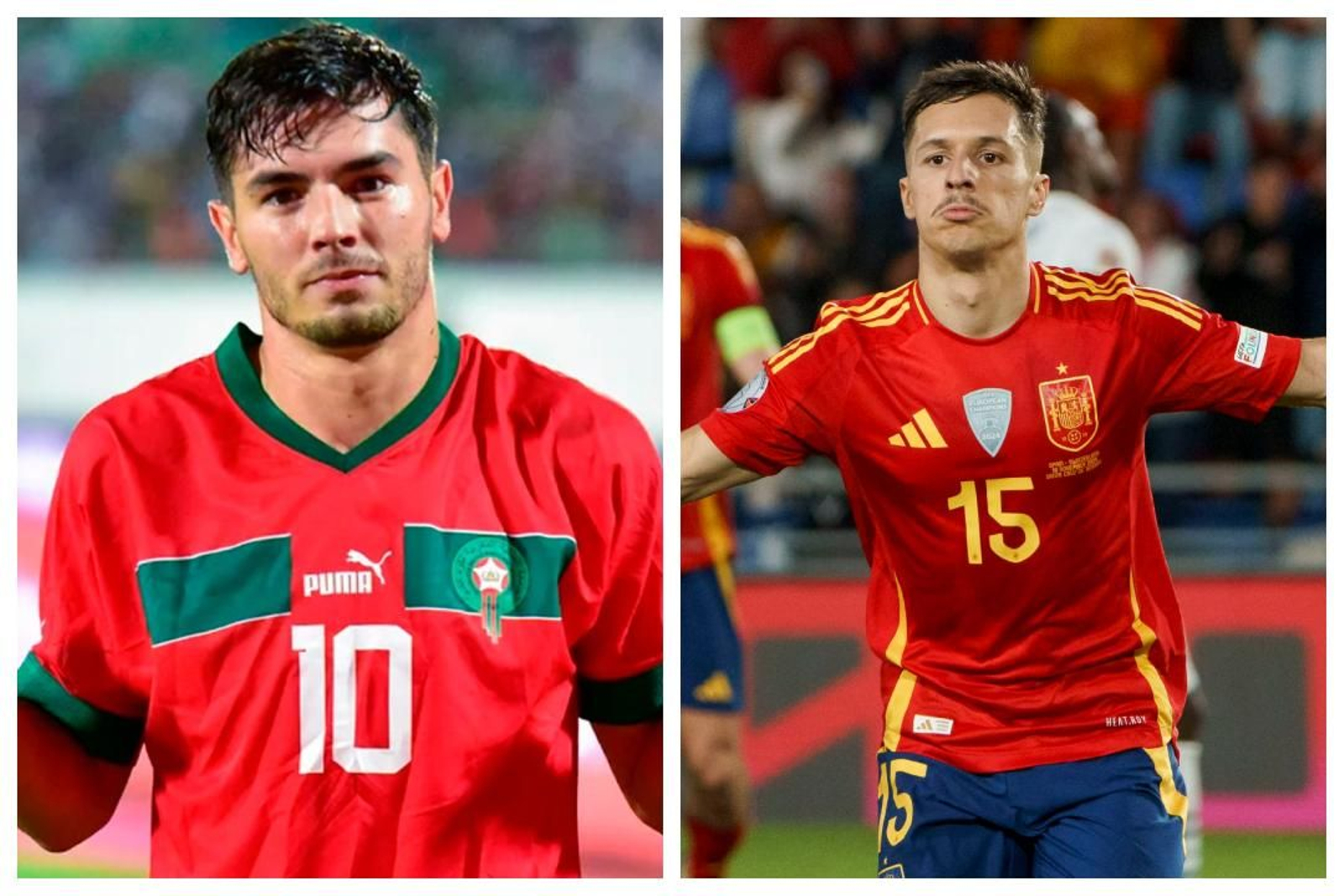 Brahim y Bryan Zaragoza celebran goles en sus últimos partidos