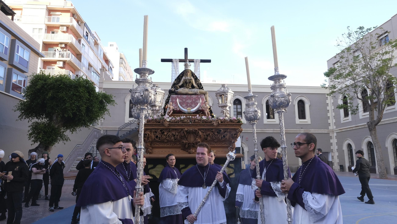 Angustias en la Semana Santa de Almería 2025