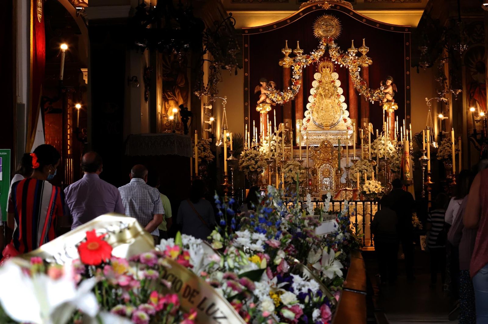 Imágenes de la Virgen del Rocío en el Lunes de Pentecostés 2020