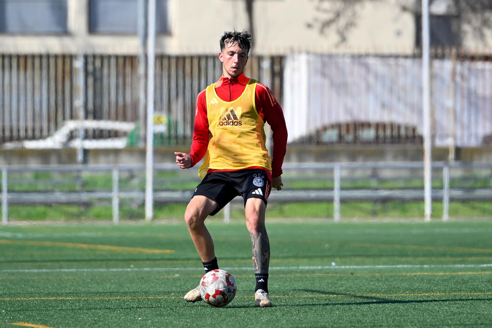 Imágenes del entrenamiento del Xerez CD en La Granja