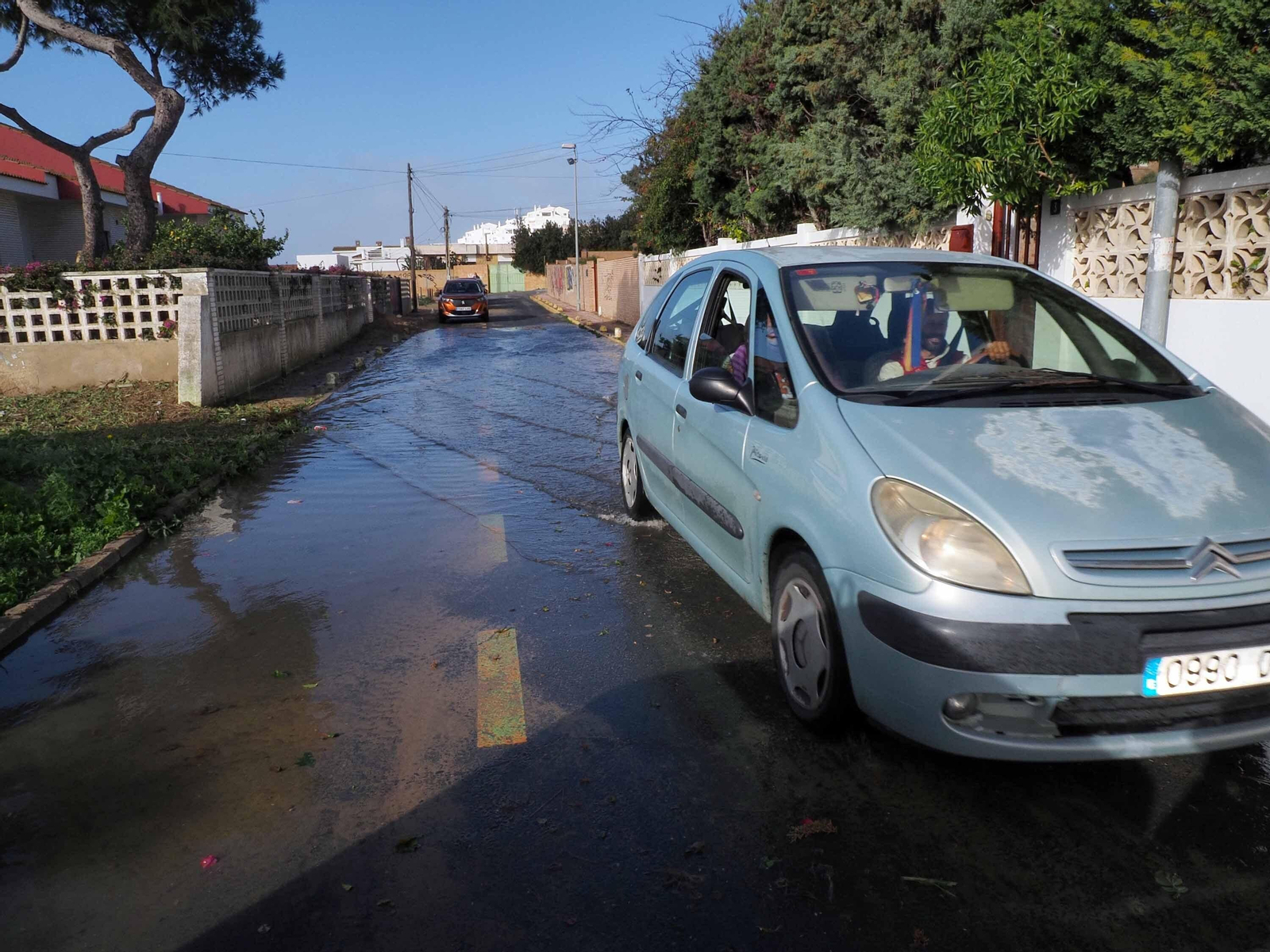 Las imágenes de los daños de la borrasca Irene en El Portil
