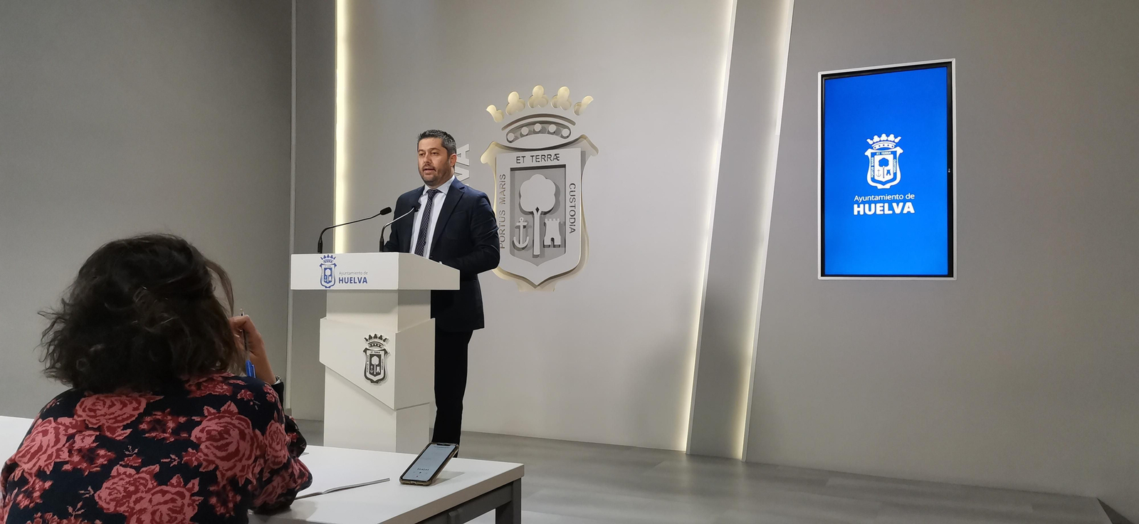 Francisco Baluffo, portavoz del PSOE de Huelva.