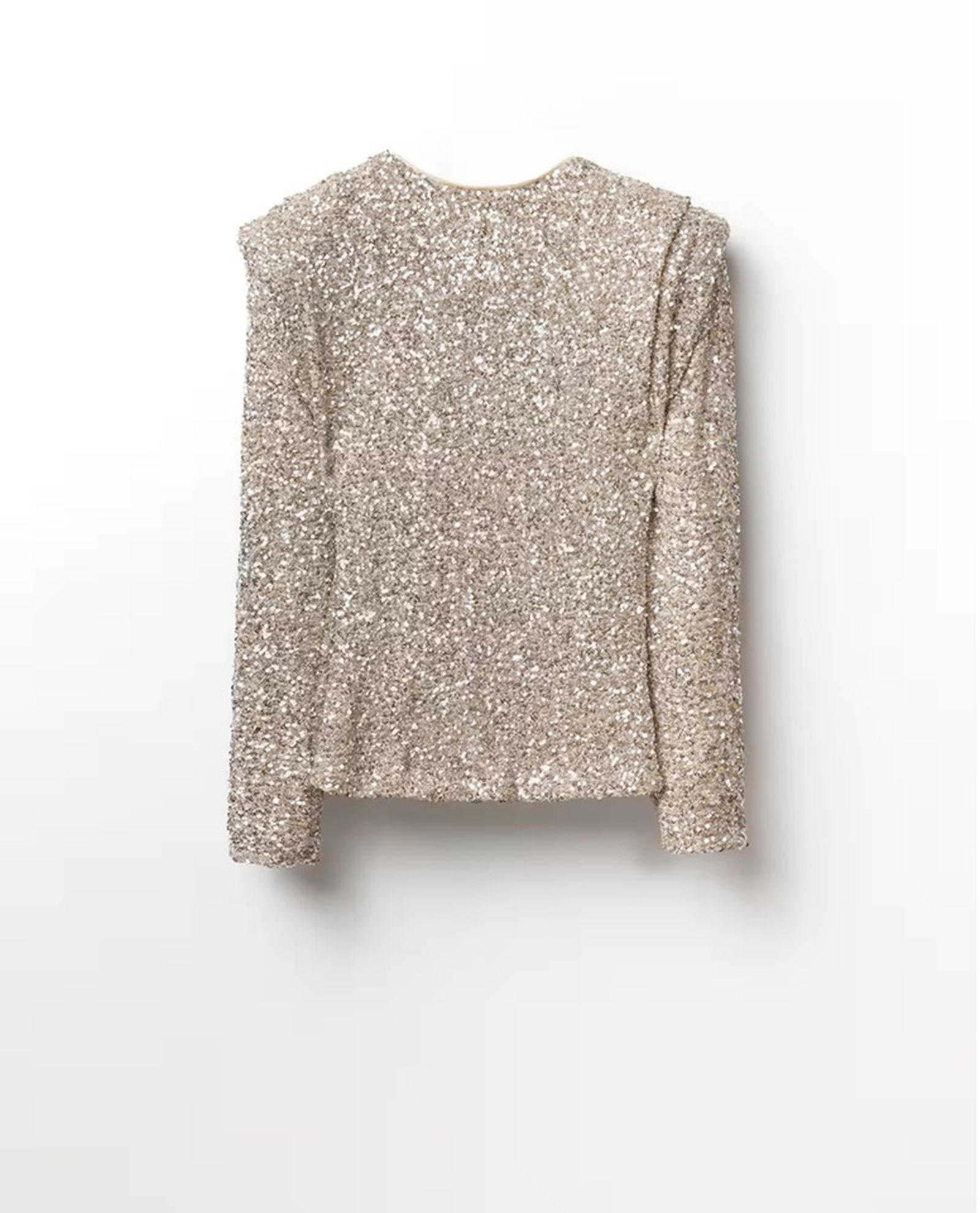 Top de lentejuelas de Mango.