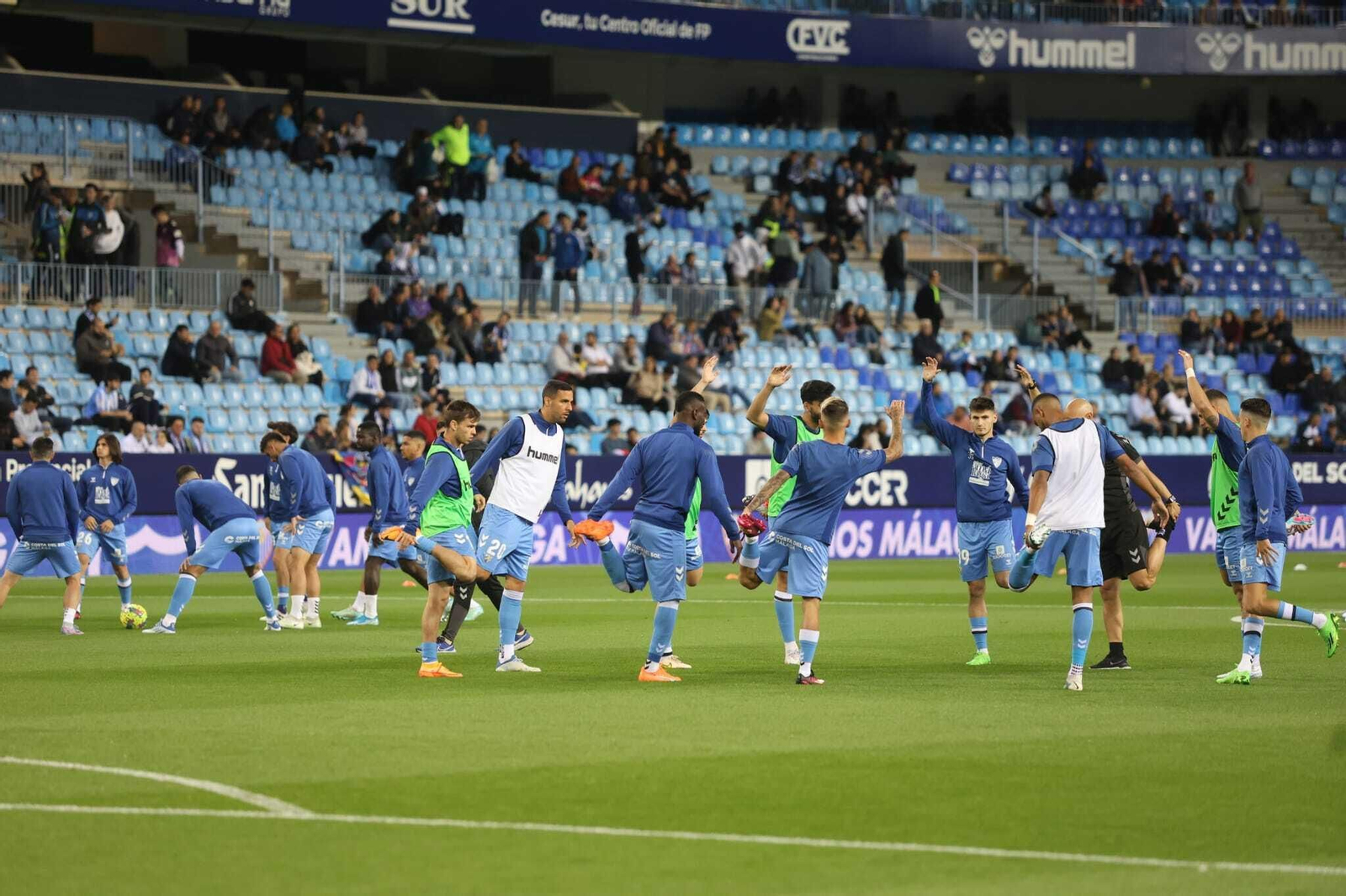 El Málaga-Levante, en fotos