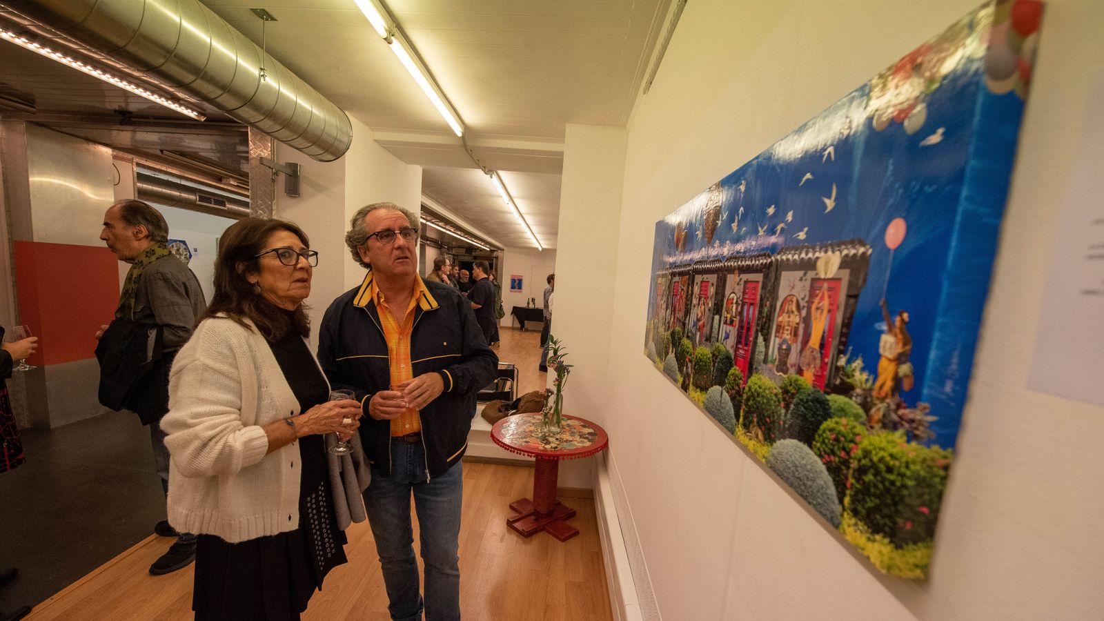 La inauguración de la exposición 'Arquitectura imposible' de Marga Guinea en Alcultura, en imágenes