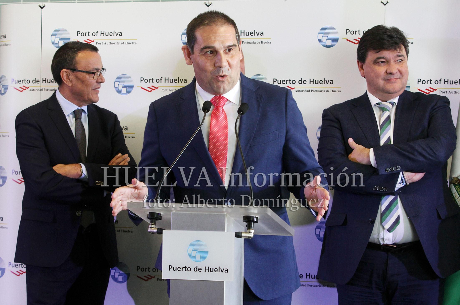 Inauguración de la Nueva Lonja del Puerto de Huelva, en imágenes