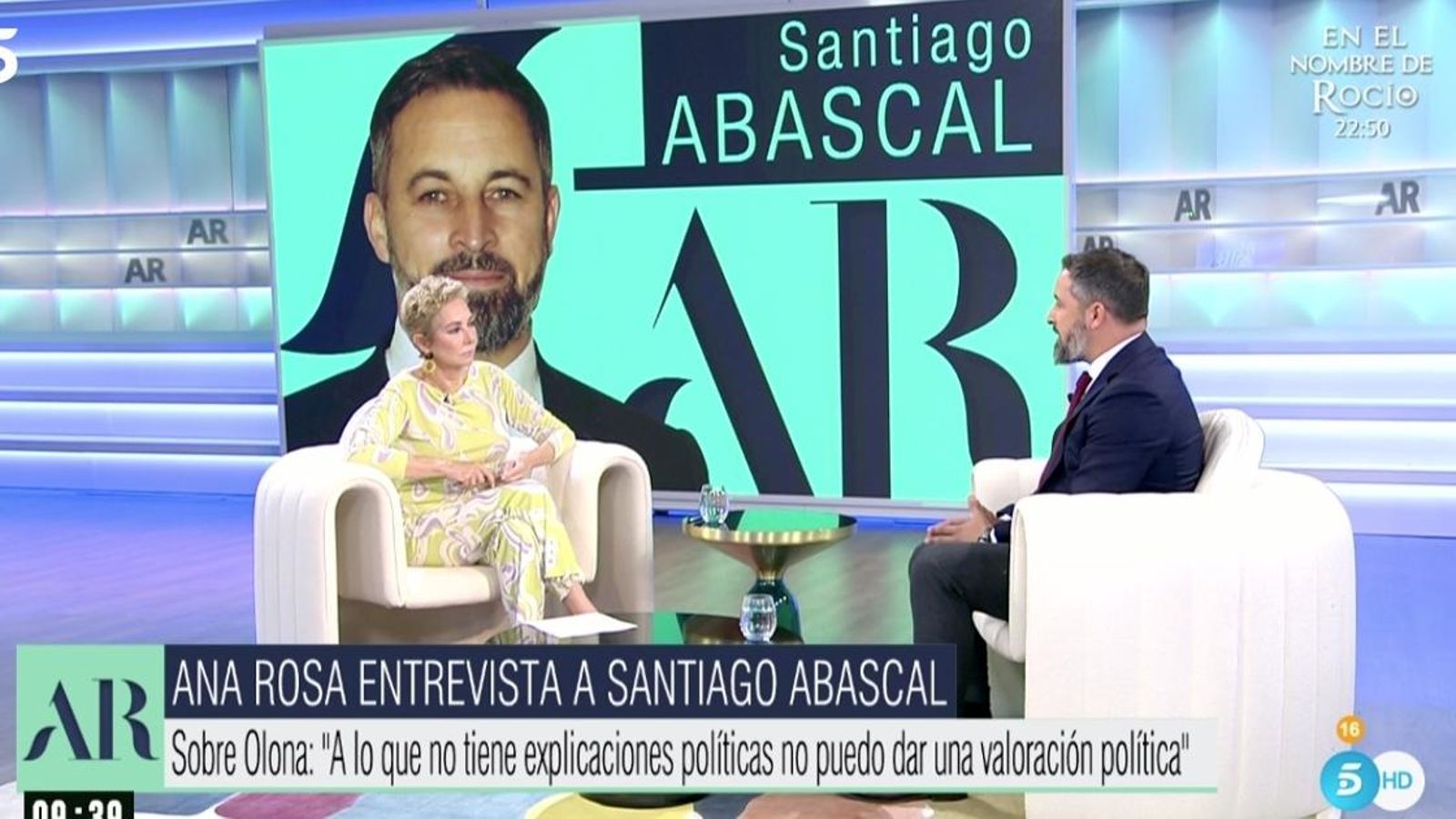 Santiago Abascal en 'El programa de Ana Rosa'