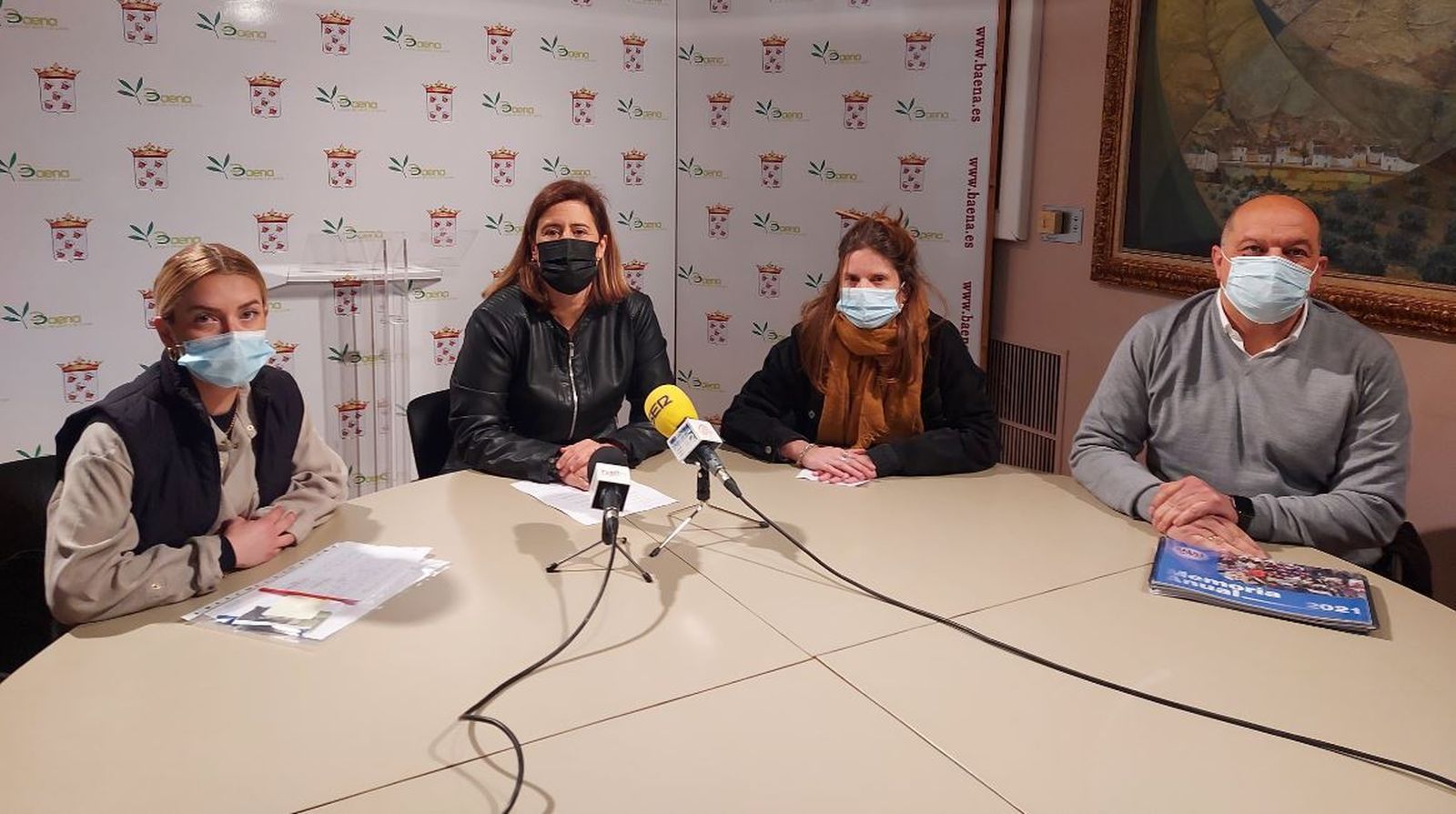 Presentación de la acogida de dos familias ucranianas en Baena.