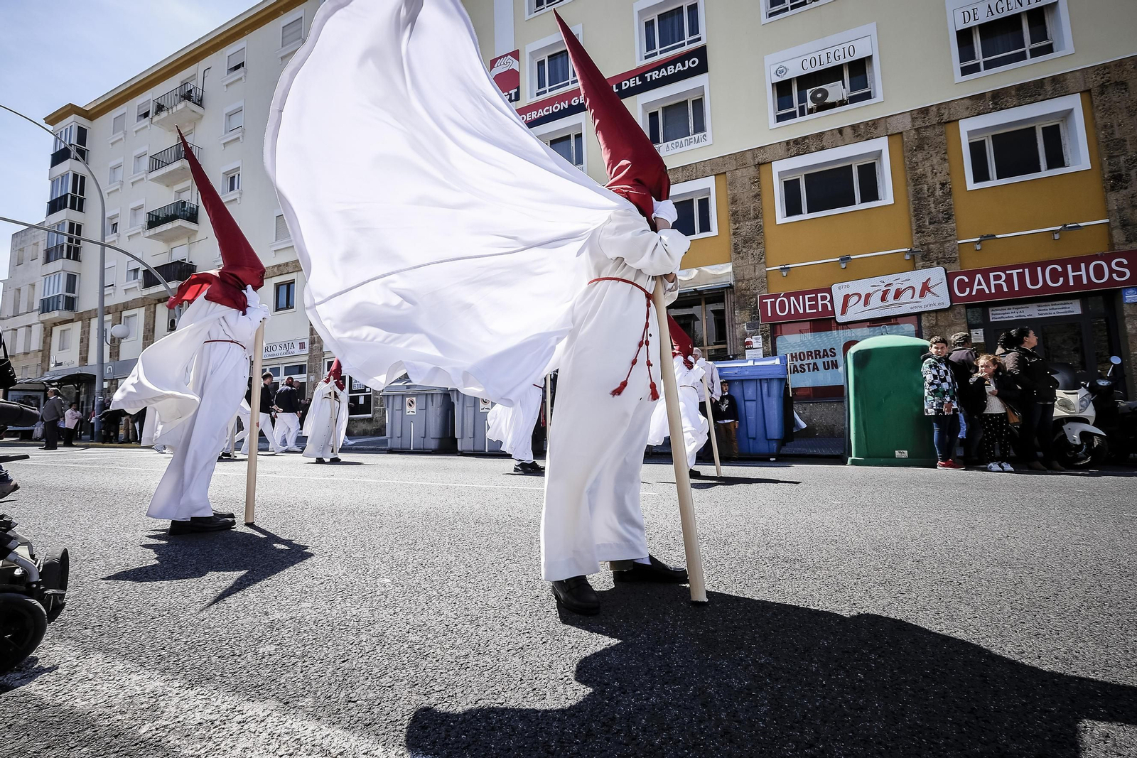 Salida de la hermandad de La Borriquita.