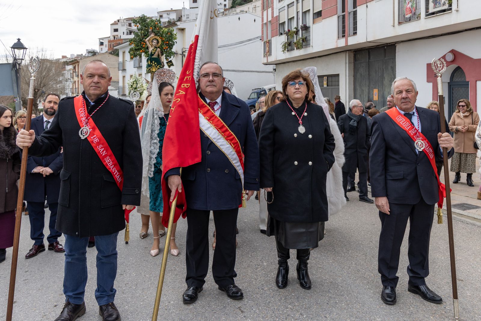 Solemne procesión de San Sebastián en La Guardia de Jaén