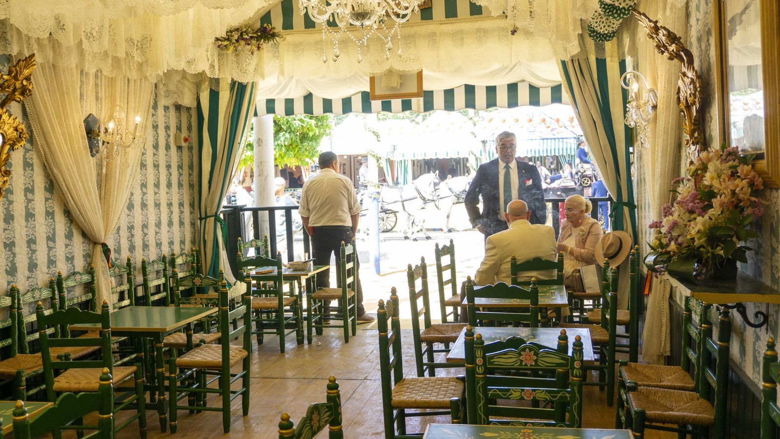 Interior de la caseta Juan Belmonte 37.