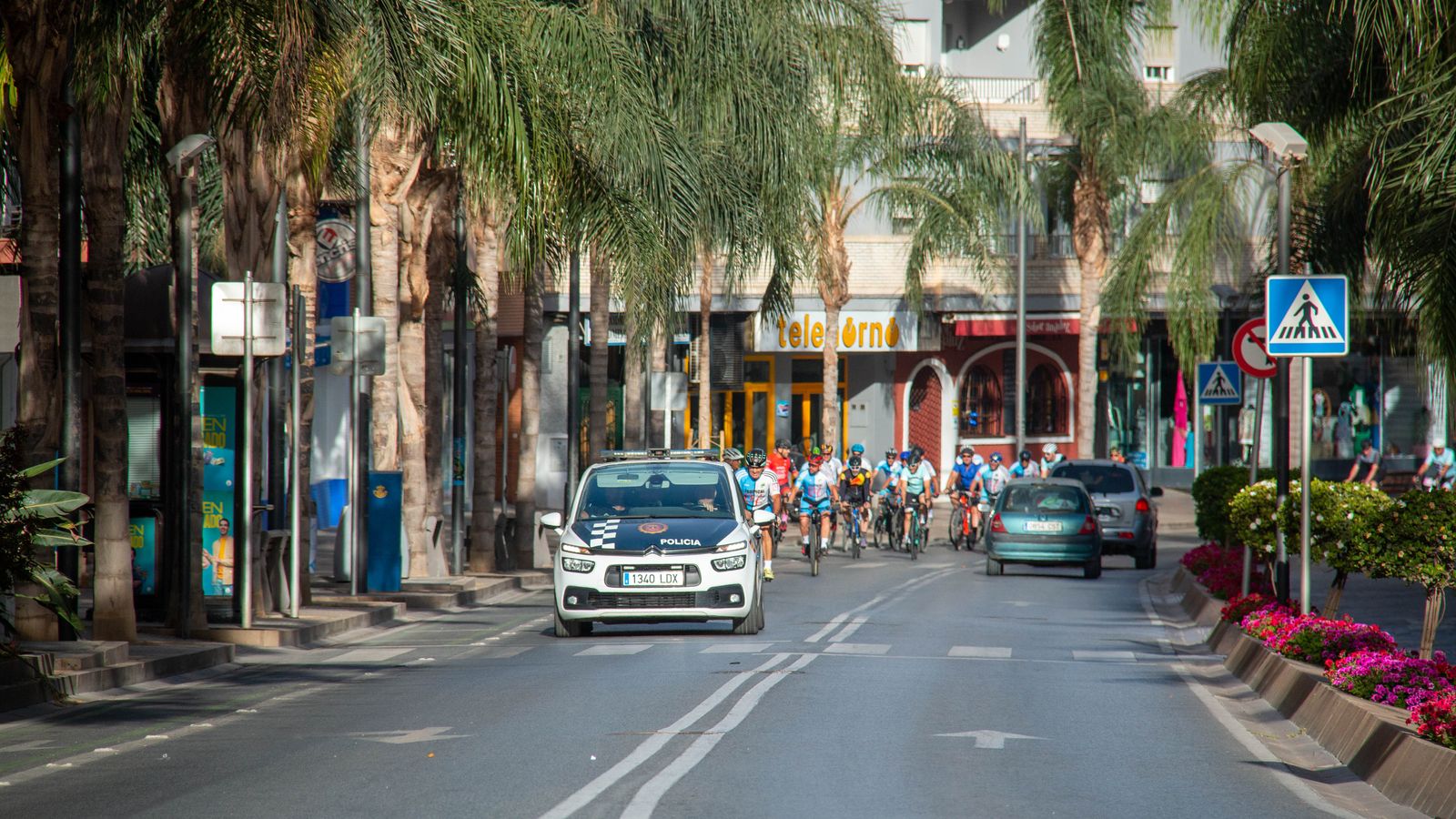 Momento de la salida a primera hora de la mañana