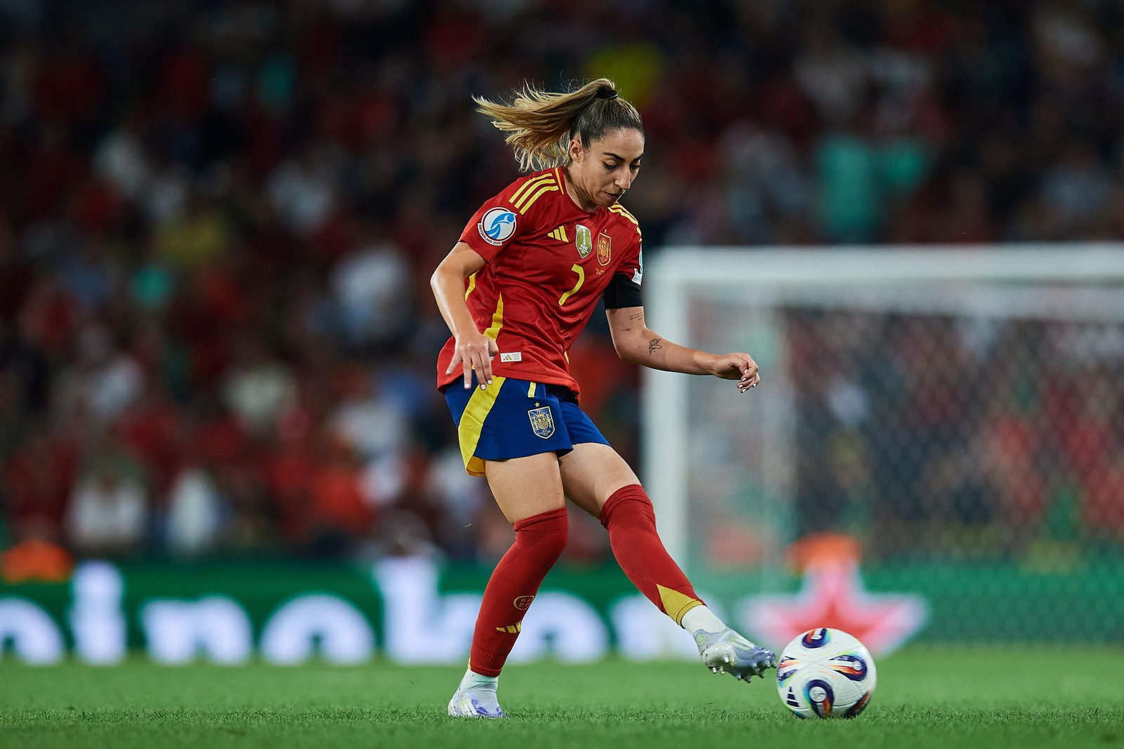 Las fotos del España - Portugal en la Eurocopa femenina