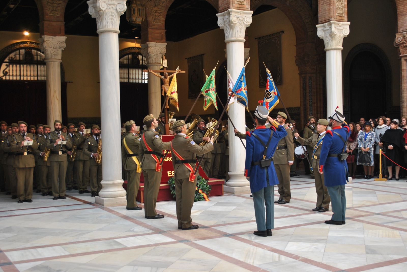 Acto militar en honor a la Inmaculada