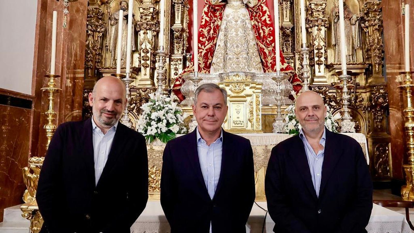 Manuel Alés, José Luis Sanz y Sergio Sopeña