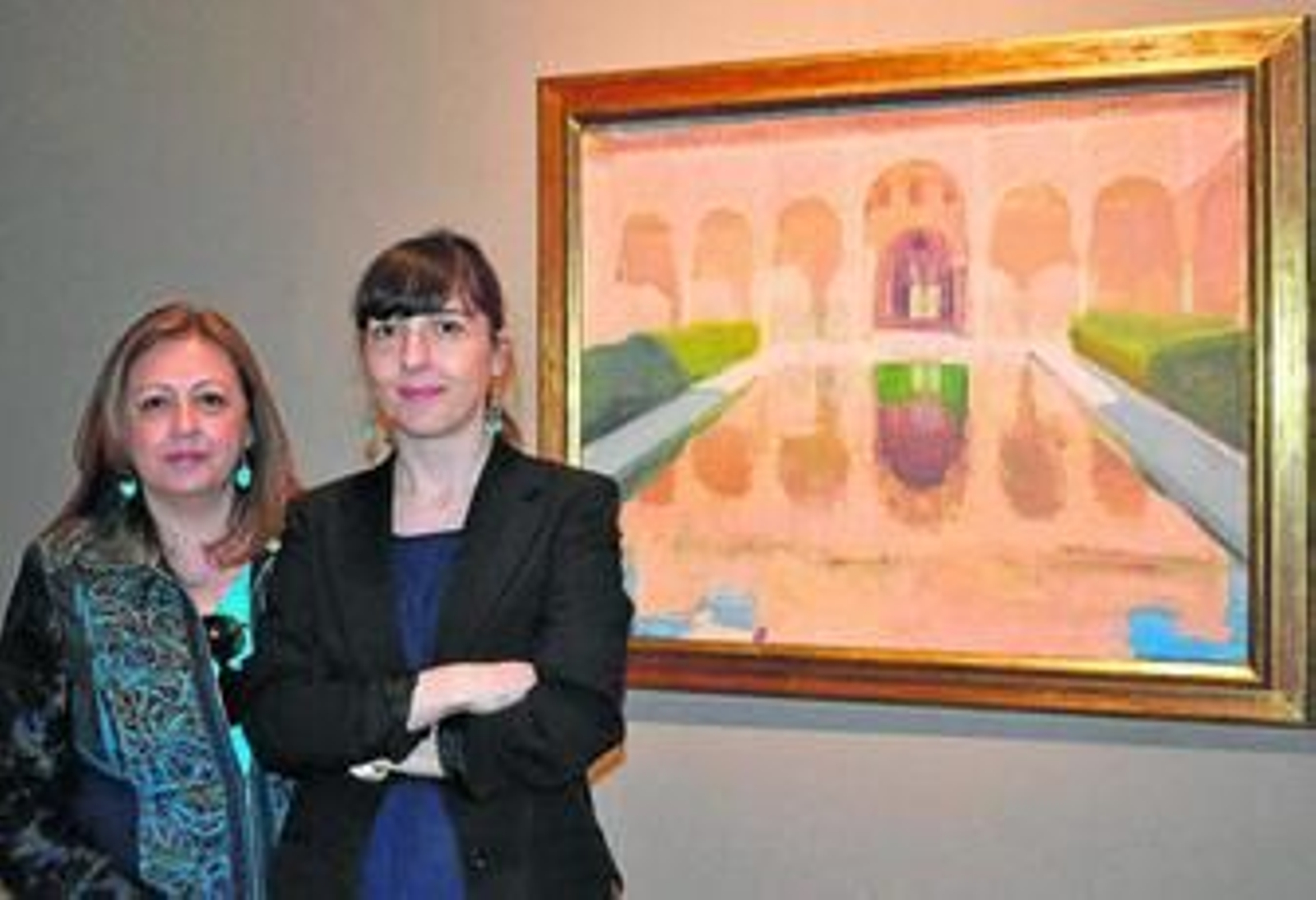 María del Mar Villafranca, ayer, en Ferrara.