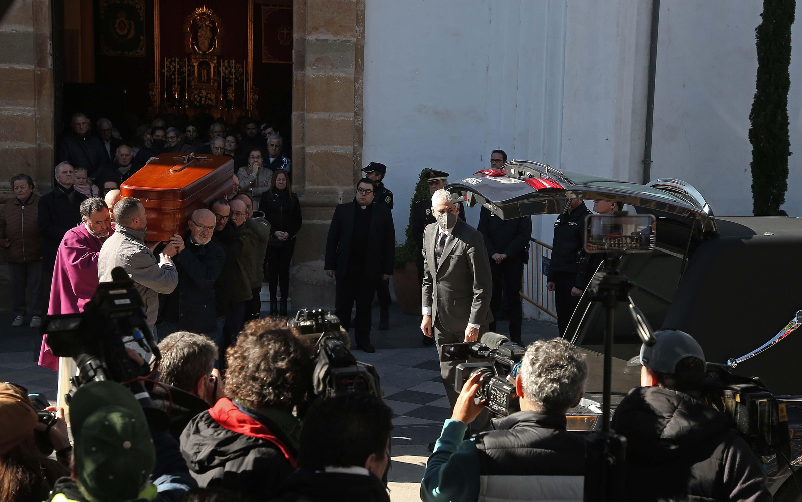 Fotos del funeral de Diego Valencia en Algeciras