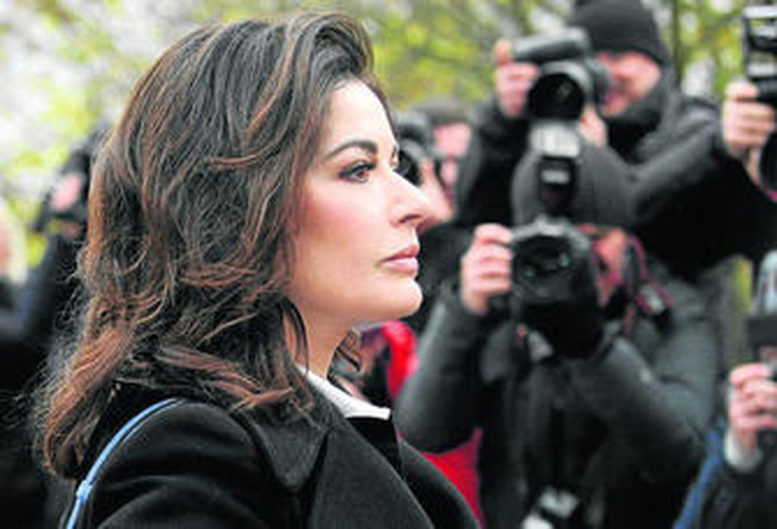 Nigella Lawson, a su llegada a los juzgados de Isleworth, en Londres.