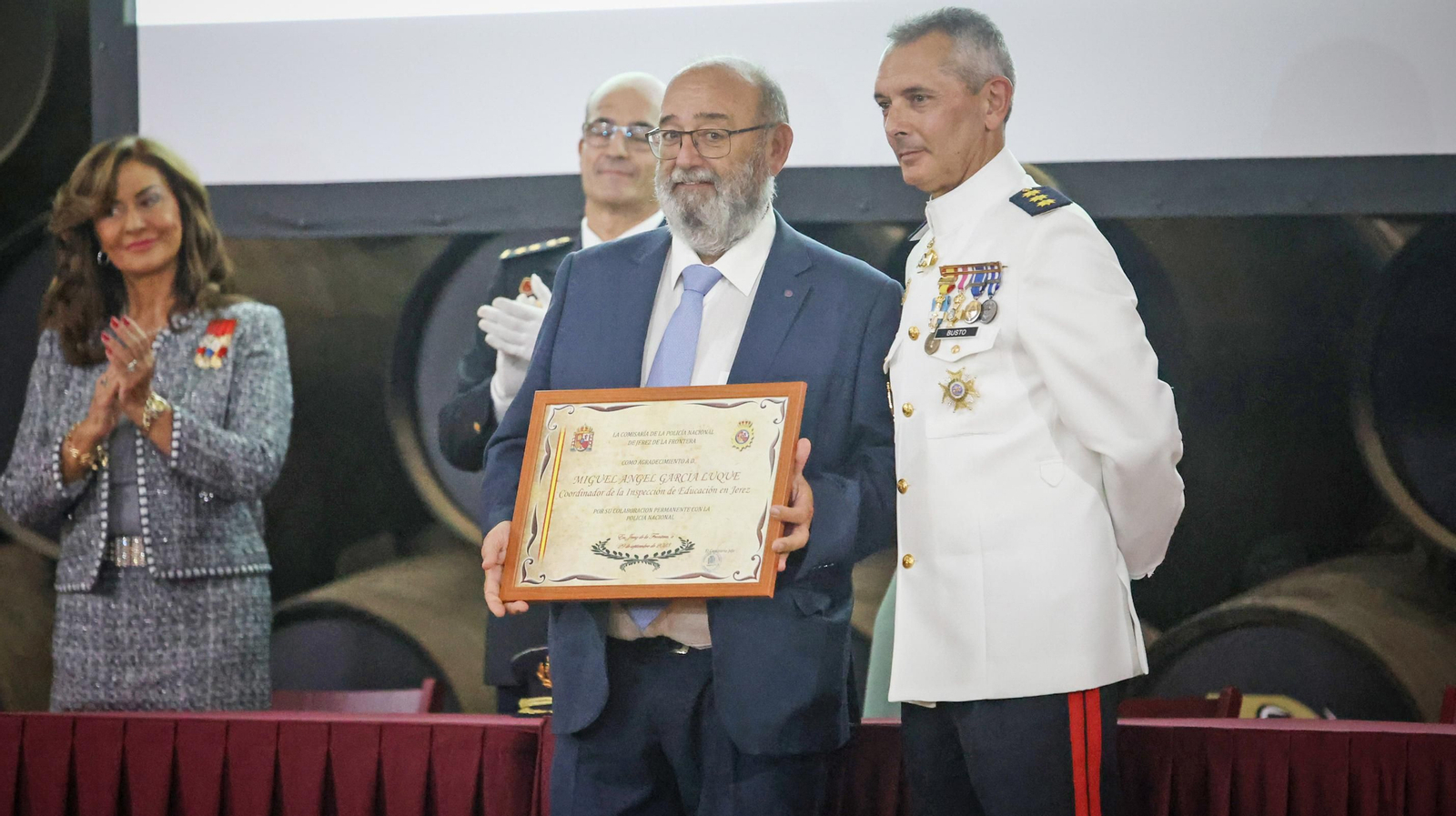 La Policía Nacional de Jerez celebra el día de su Patrón La Policía Nacional de Jerez celebra el día de su Patrón