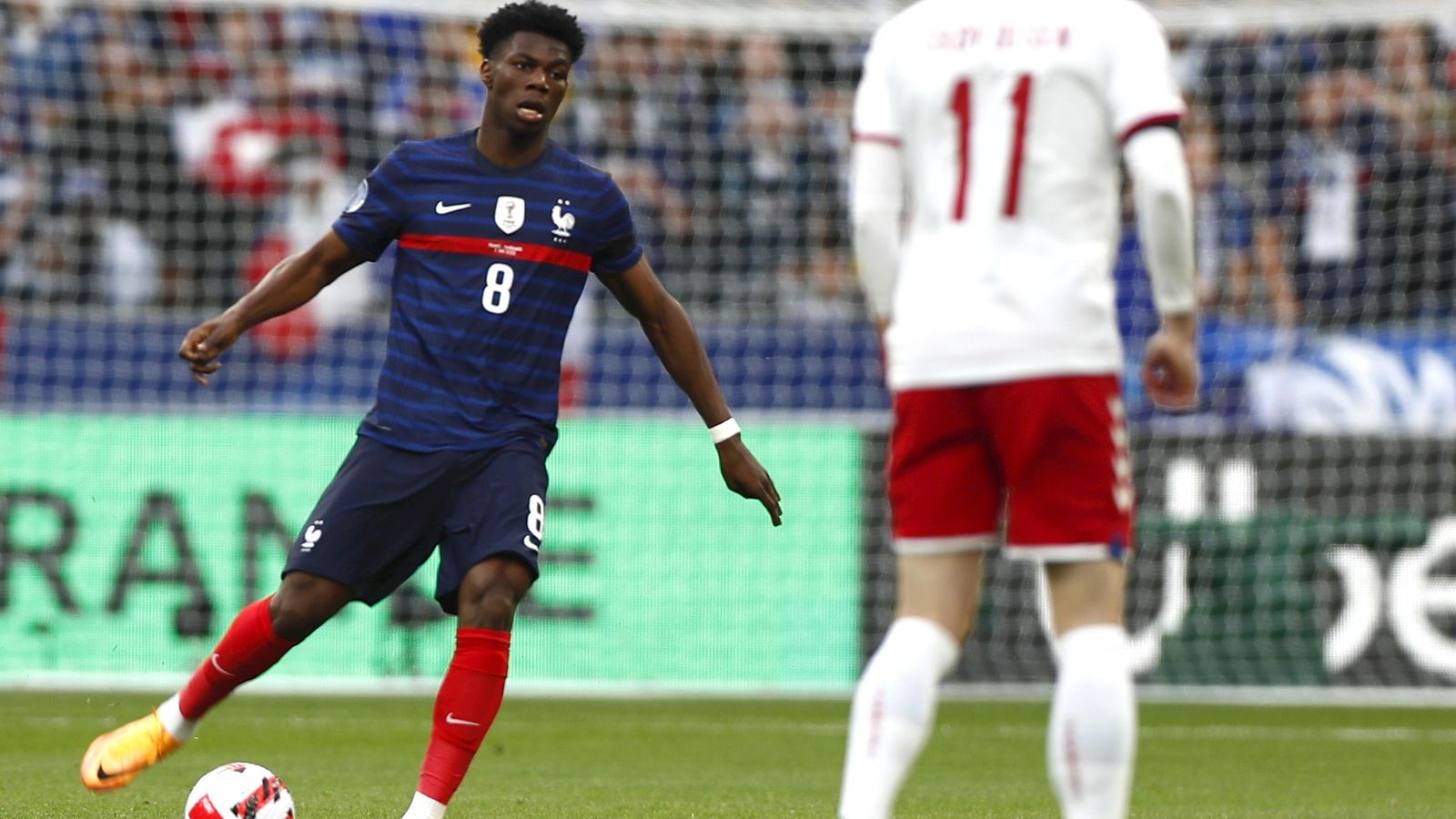 Tchouaméni, con la selección francesa.