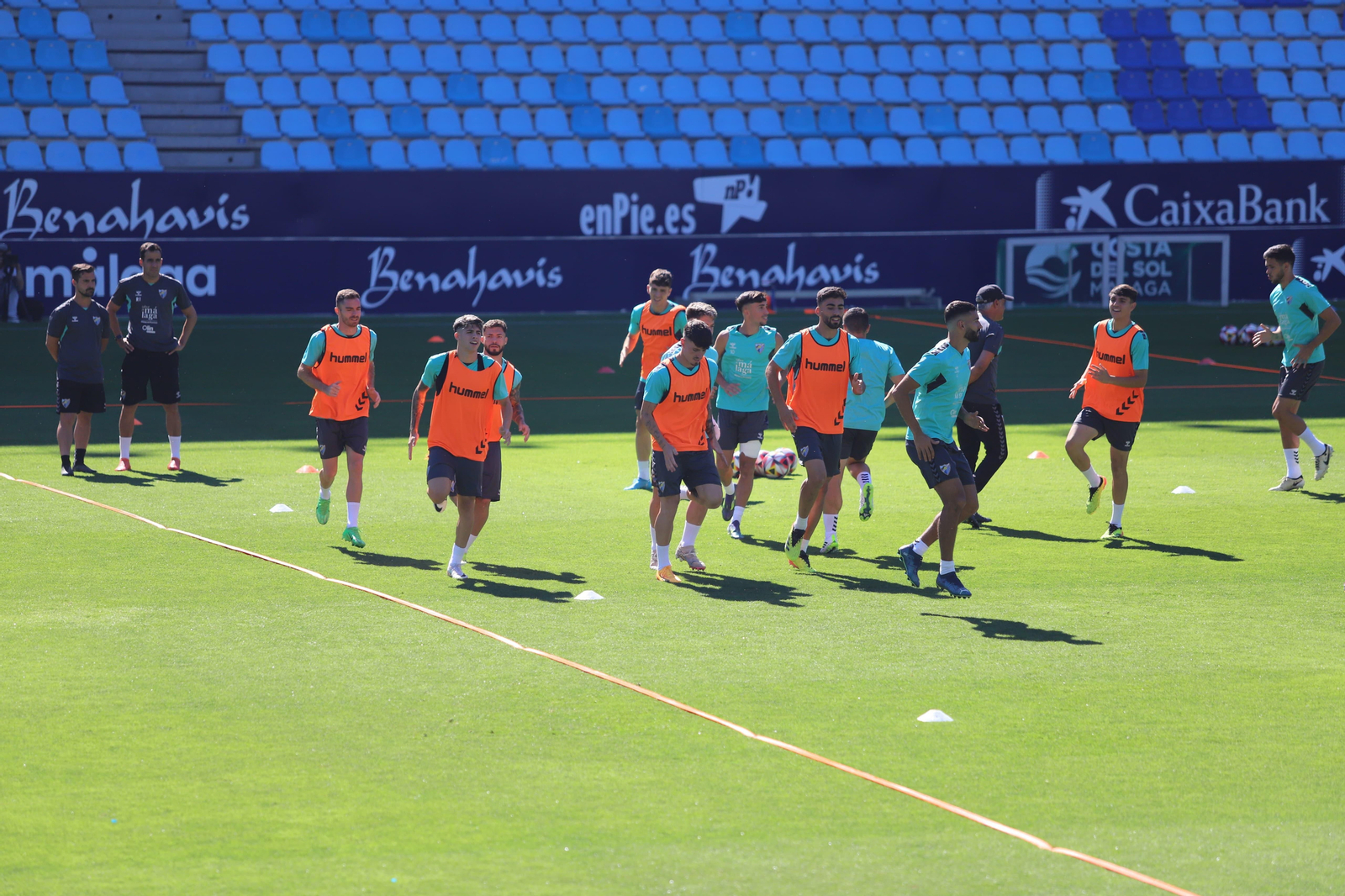 Las fotos del último entrenamiento del Málaga de la temporada