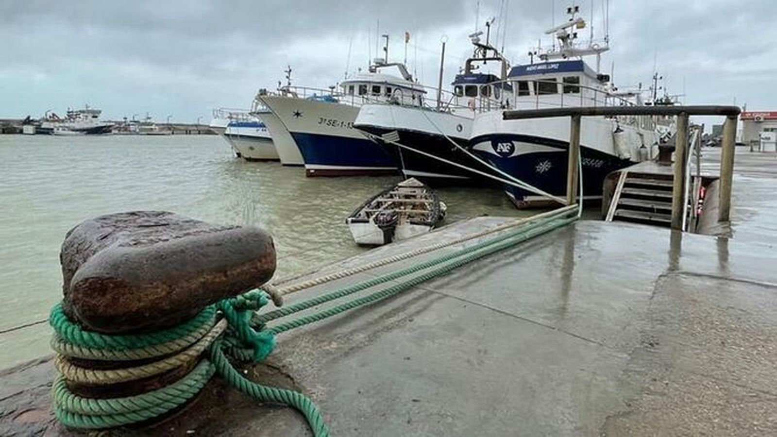 Una imagen del puerto sanluqueño de Bonanza.