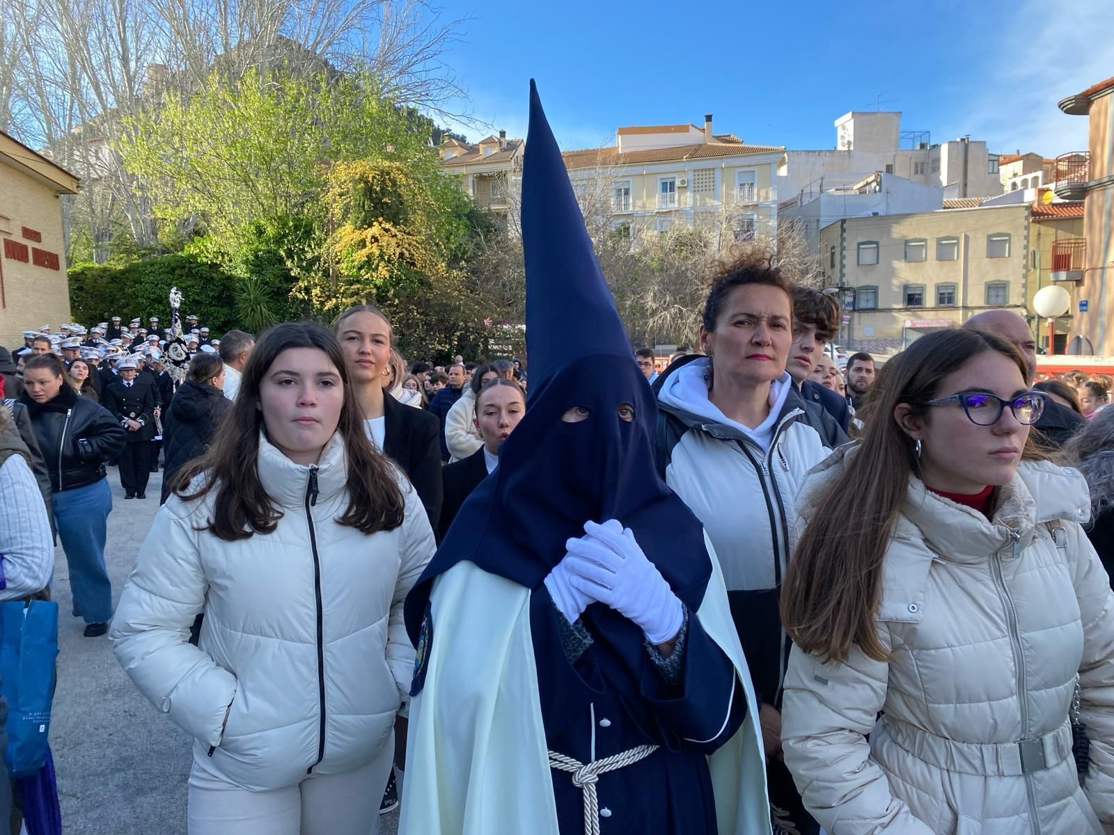En imágenes: Divino Maestro cancela su estación de penitencia