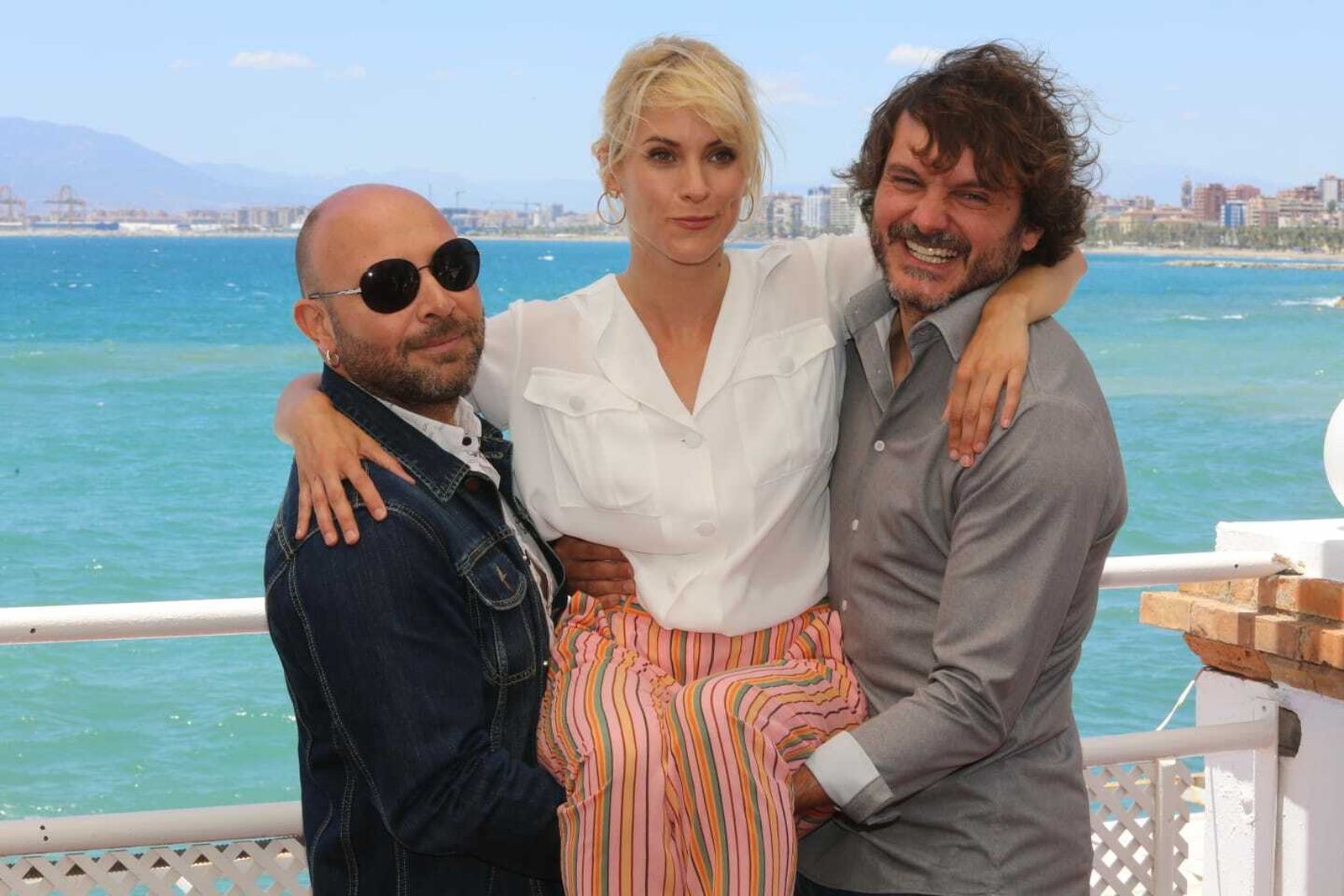 Las fotos del rodaje de la serie 'Malaka' en los Baños del Camen