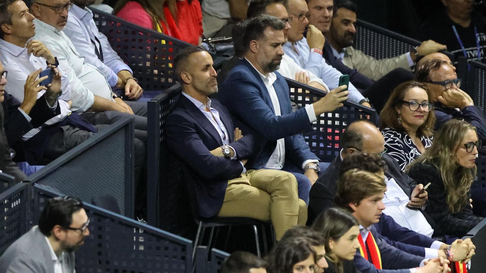 Búscate en las gradas del Carpena en la Copa Davis de Málaga