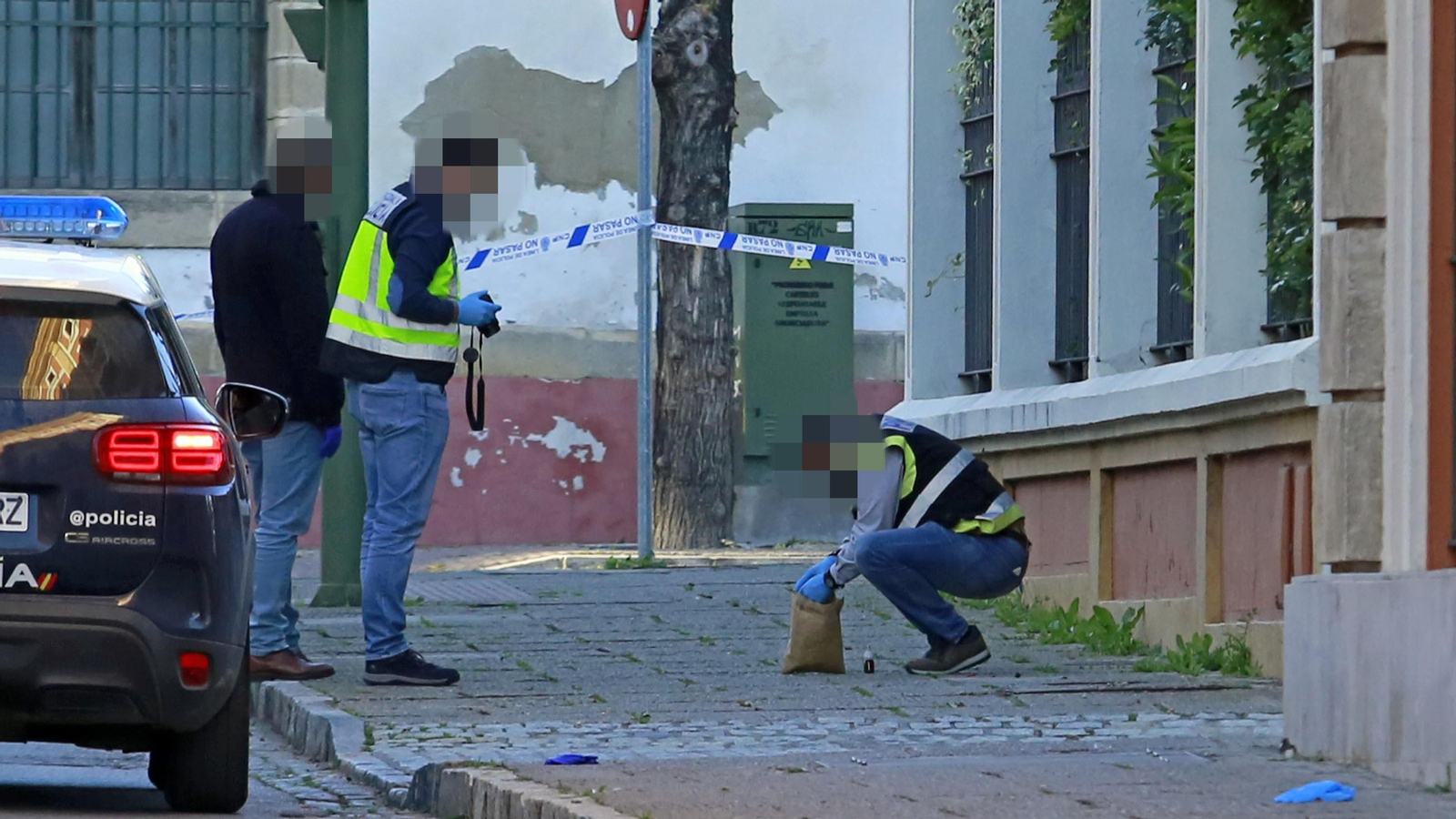 Imágenes del apuñalamiento en Jerez