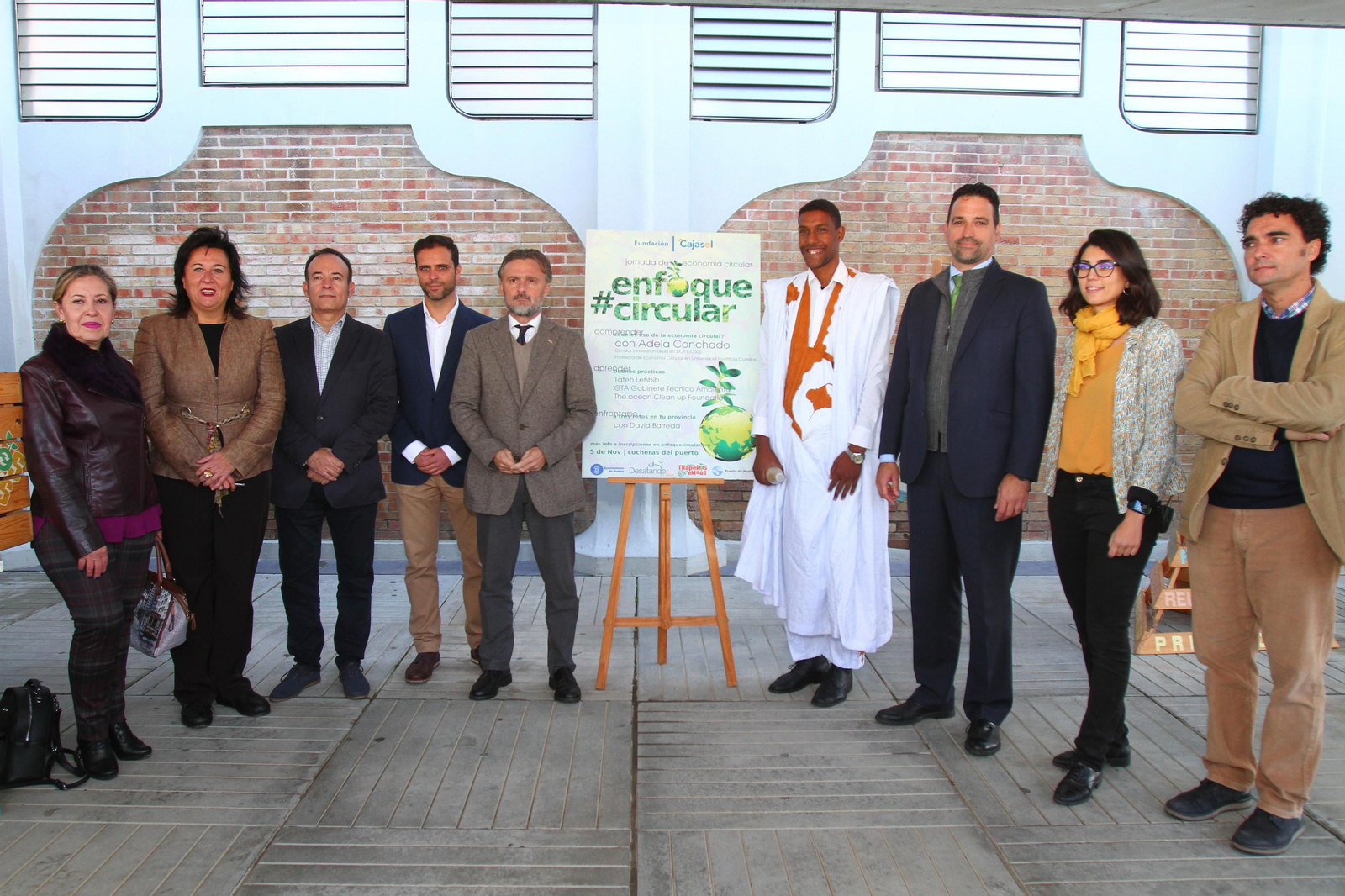 Foto de familia de la I Jornada de Economía Circular.