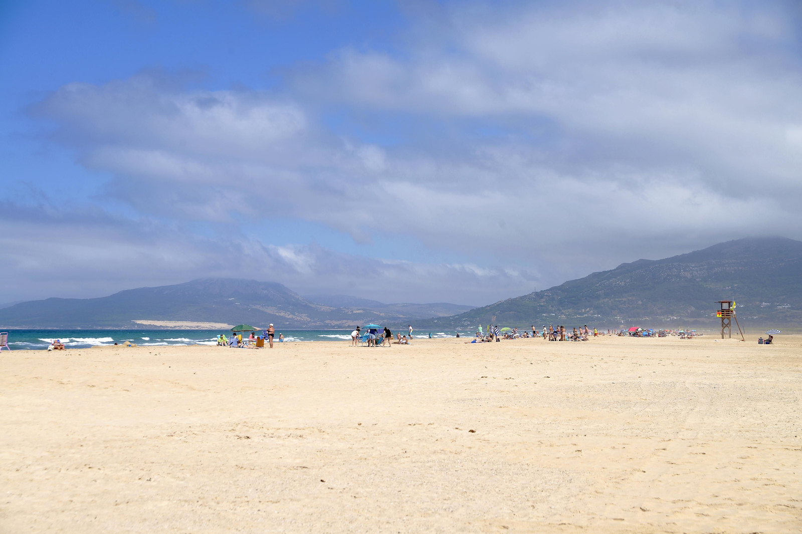 Fotos de las playas de Tarifa en el fin e semana