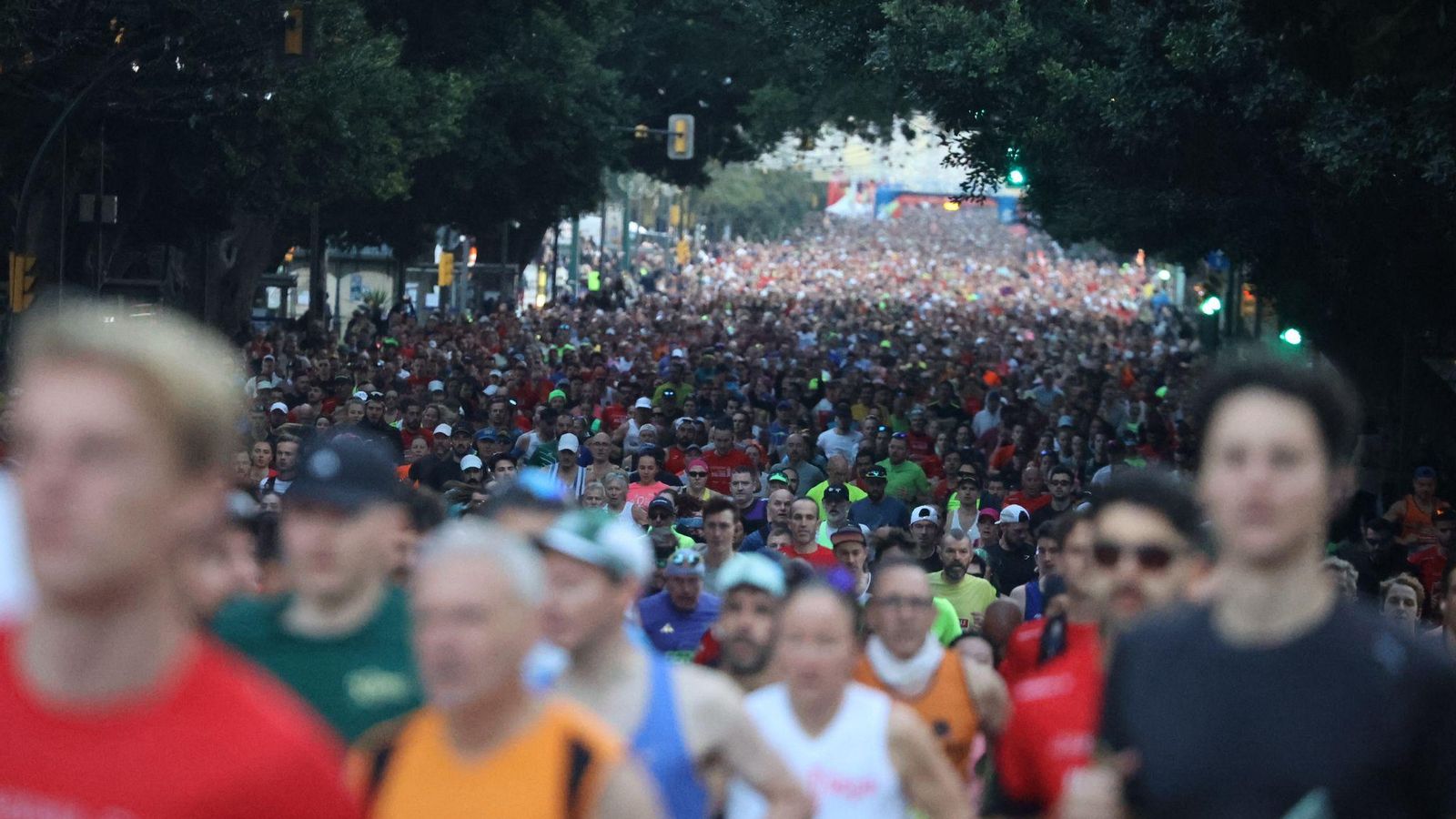 Las mejores fotos de la Maratón de Málaga 2024