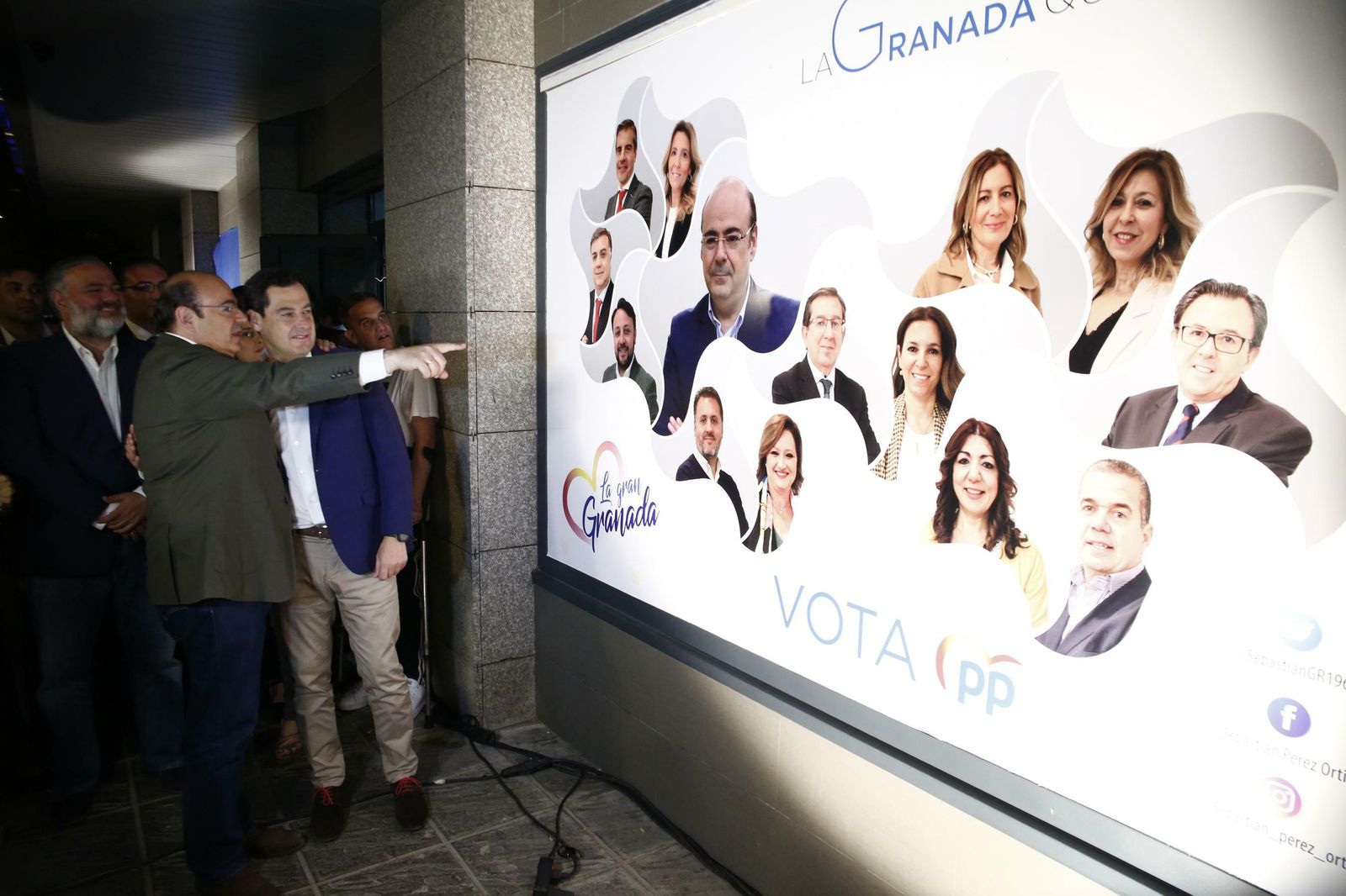 Las imágenes del inicio de la campaña del PP