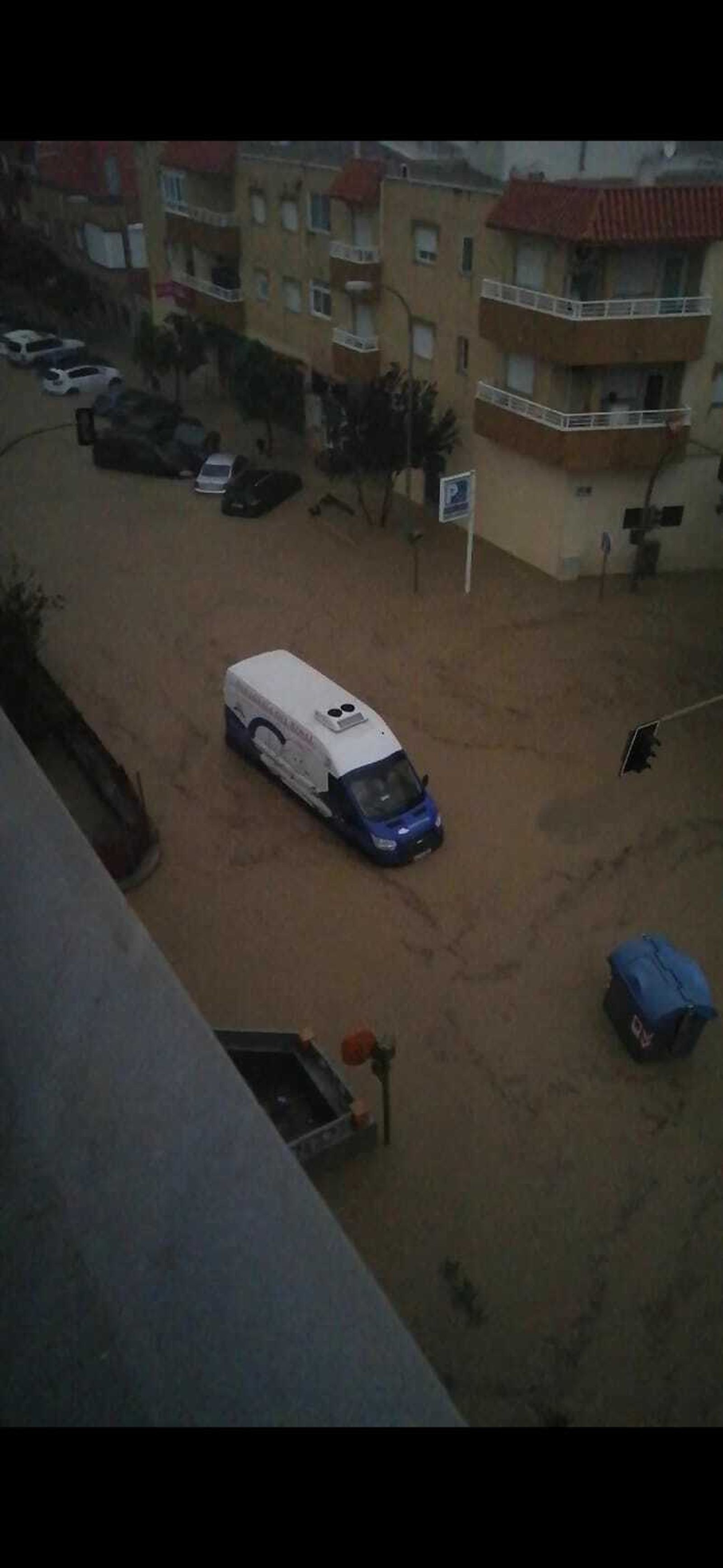 Las imágenes del paso de la gota fría por Almería
