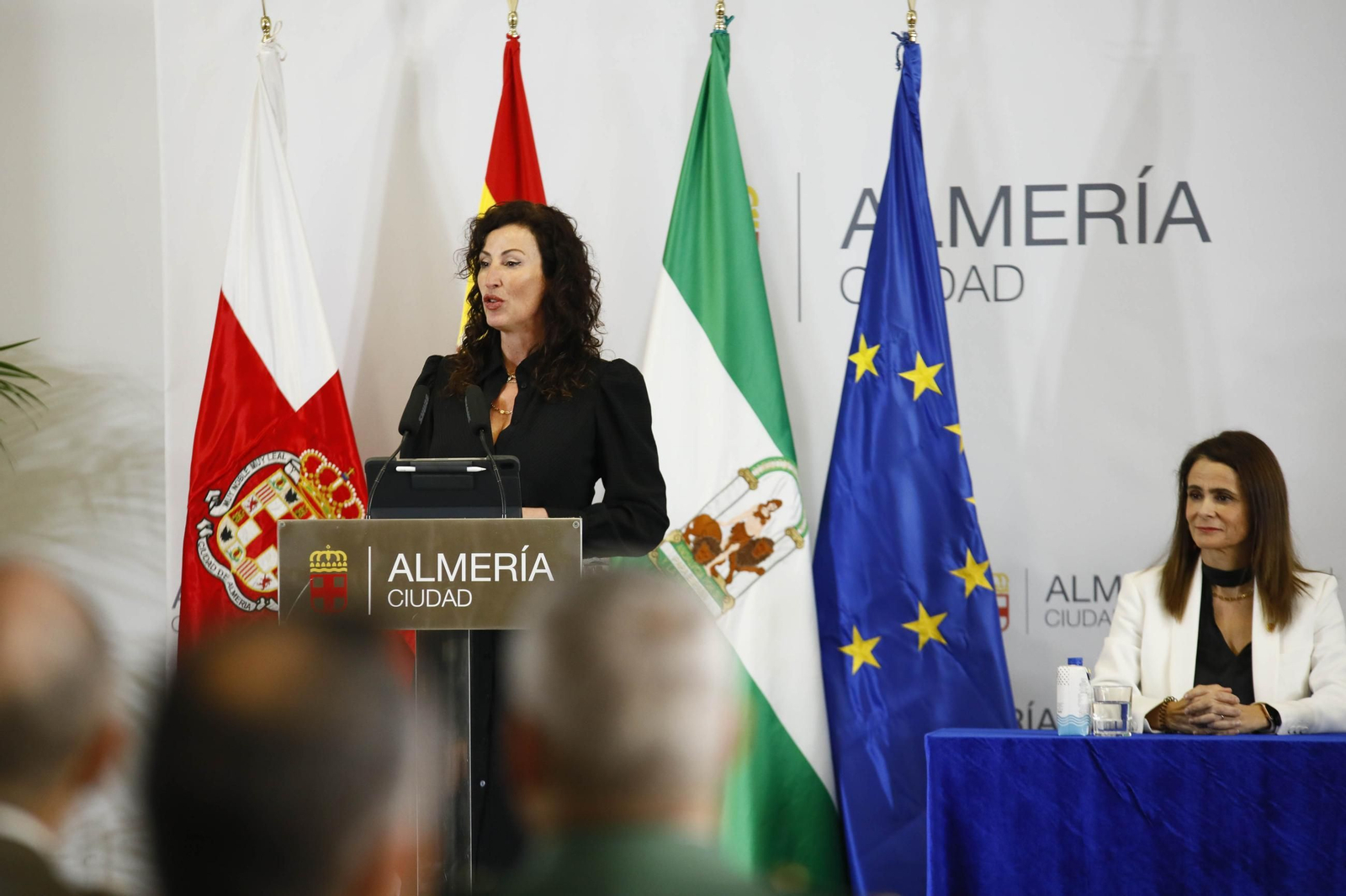 Las imágenes del acto institucional de la Policía Local de Almería con motivo de la festividad de su patrón, San Esteban