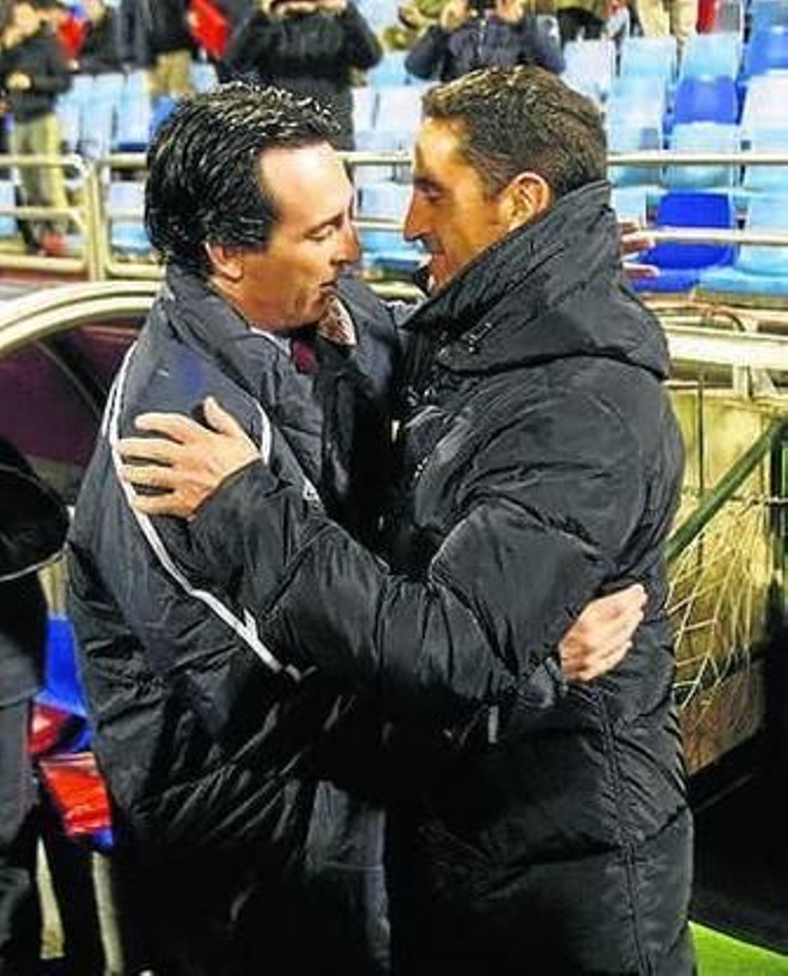 Emery y Jiménez, en Zaragoza.