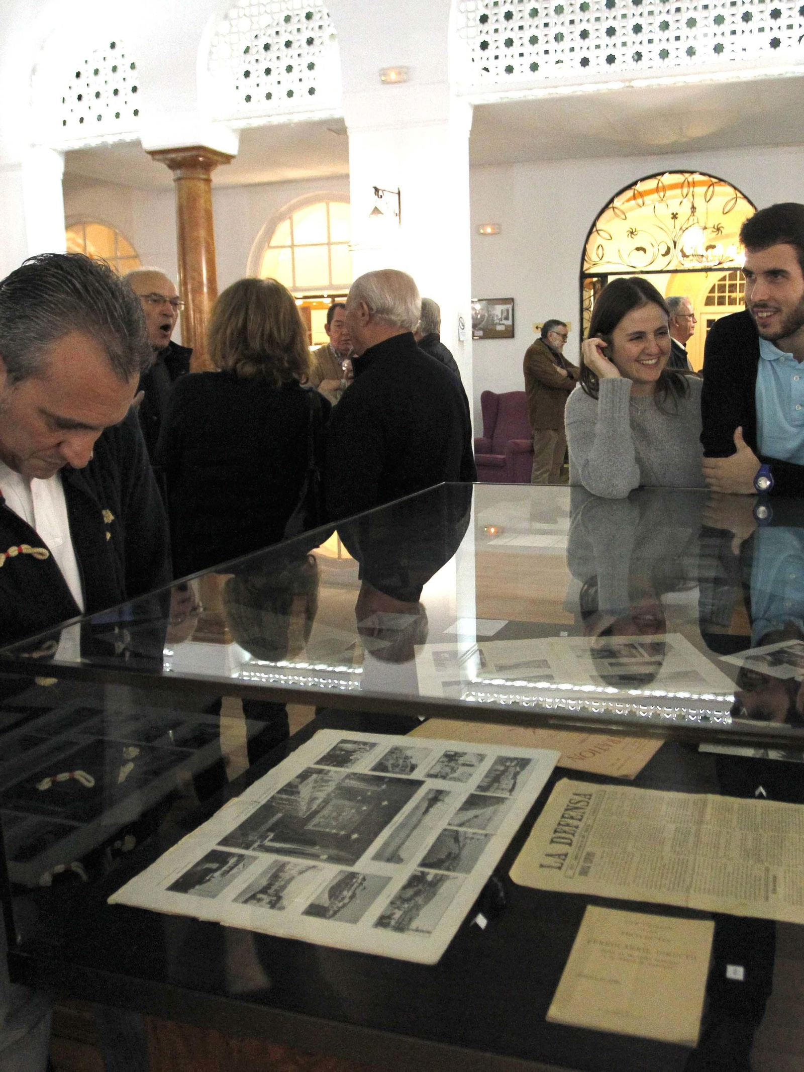 Imágenes de la exposición en el Hotel Cristina